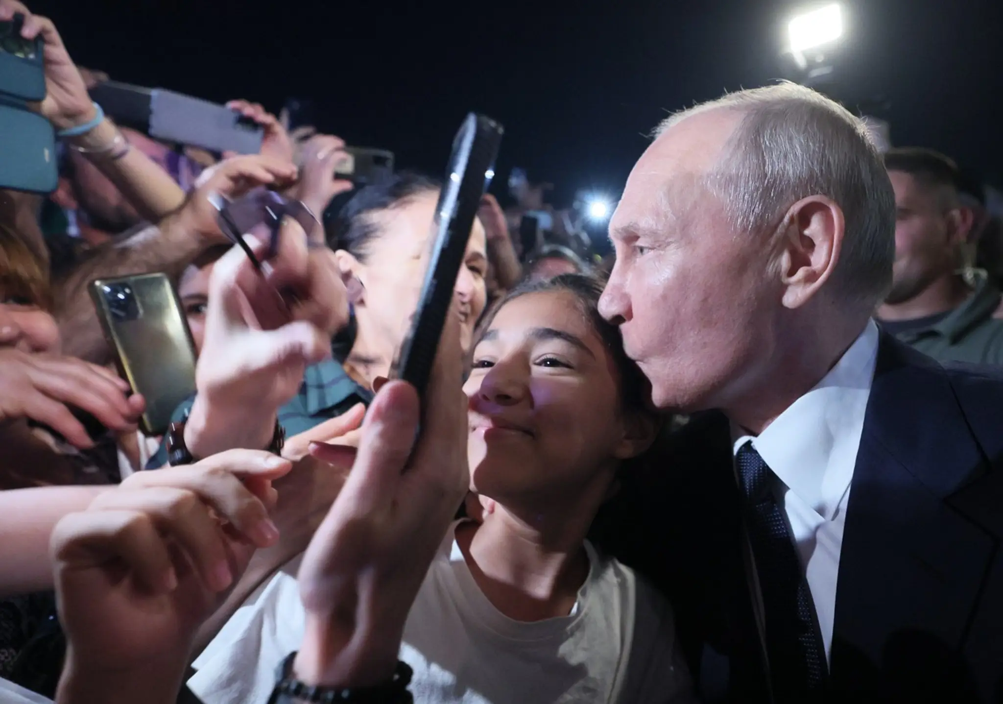 Vladimir Putin v Dagestane