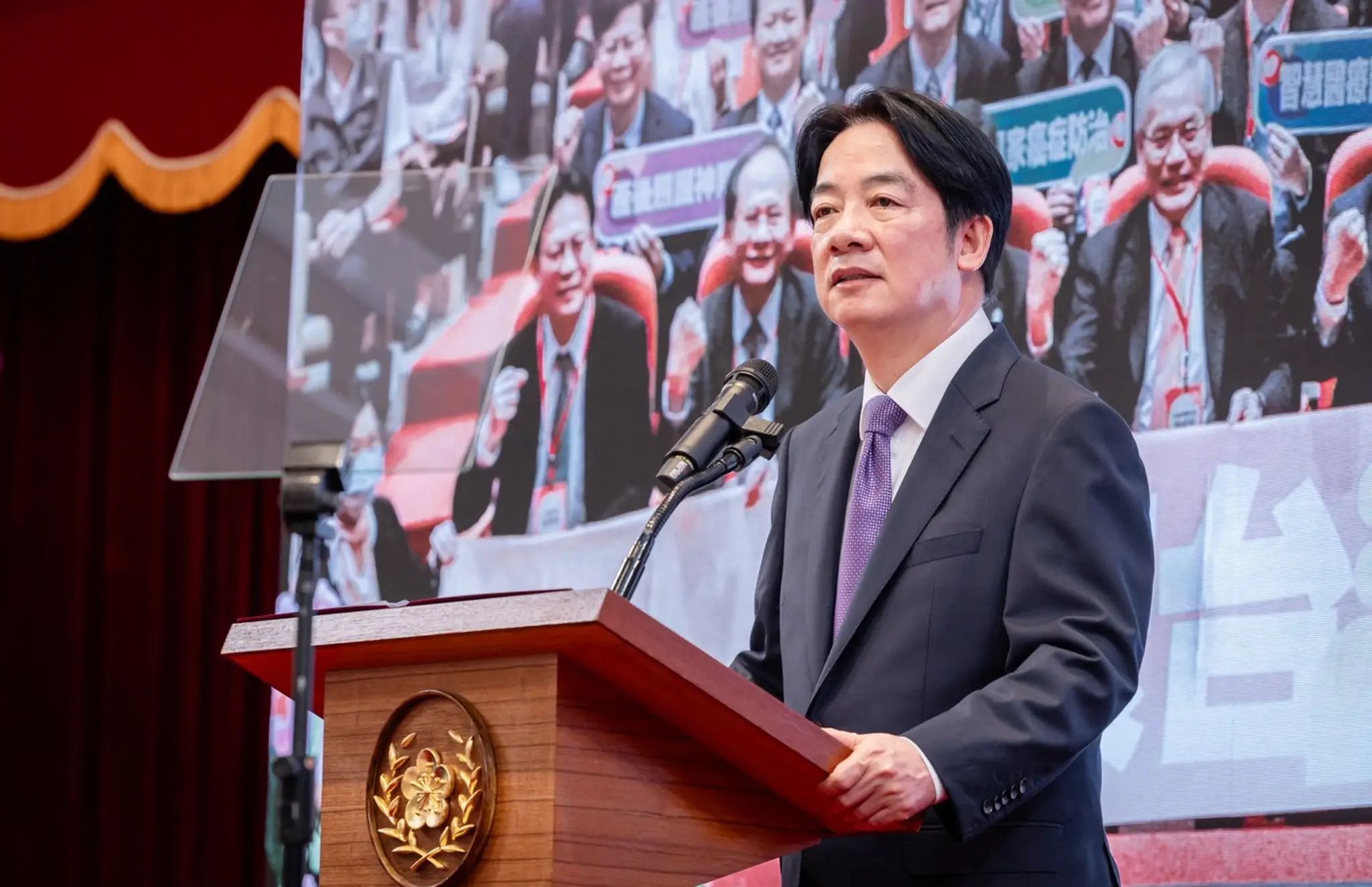 Taiwanský prezident Laj Čching-te.