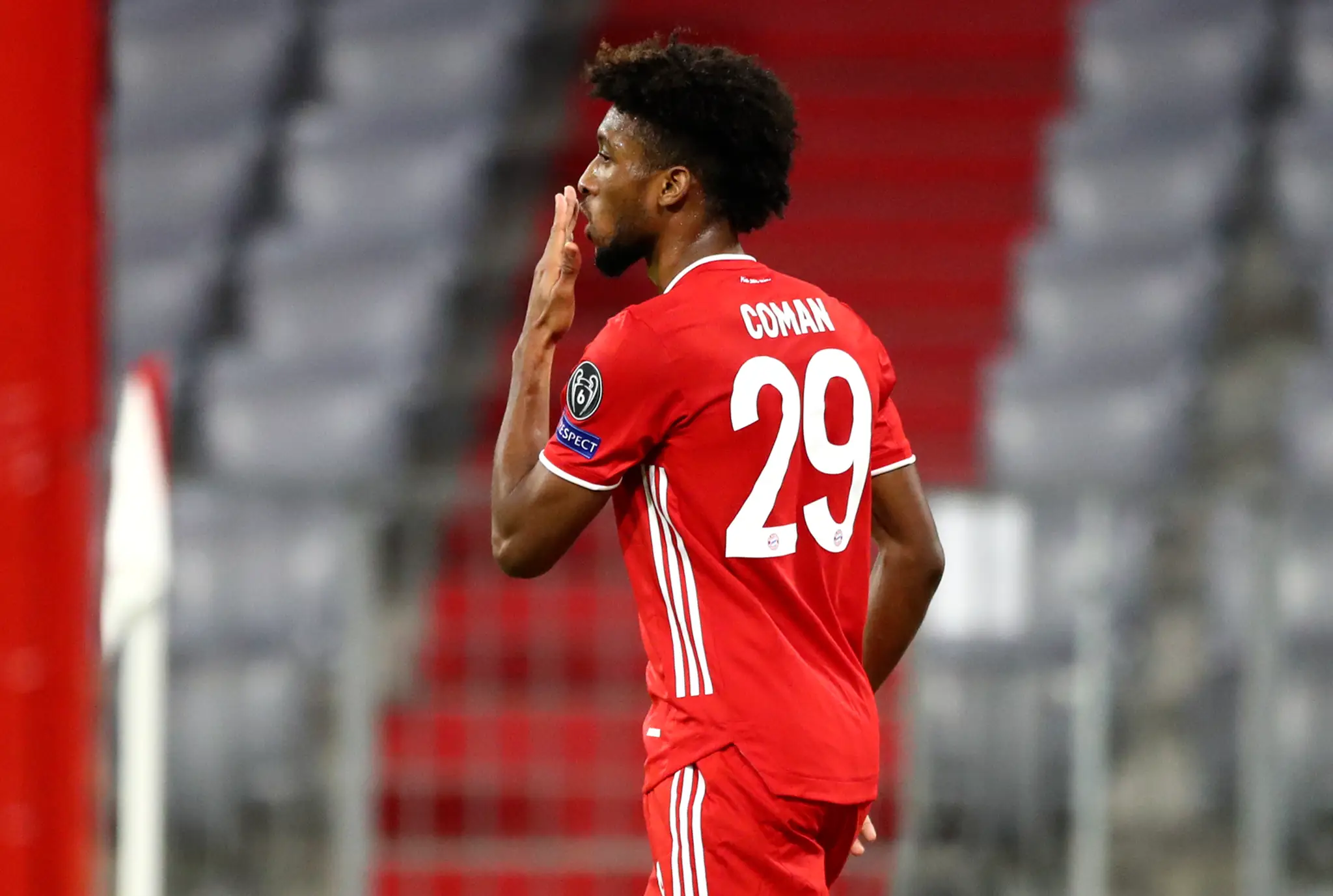 Futbalista Kingsley Coman z Bayernu Mníchov.