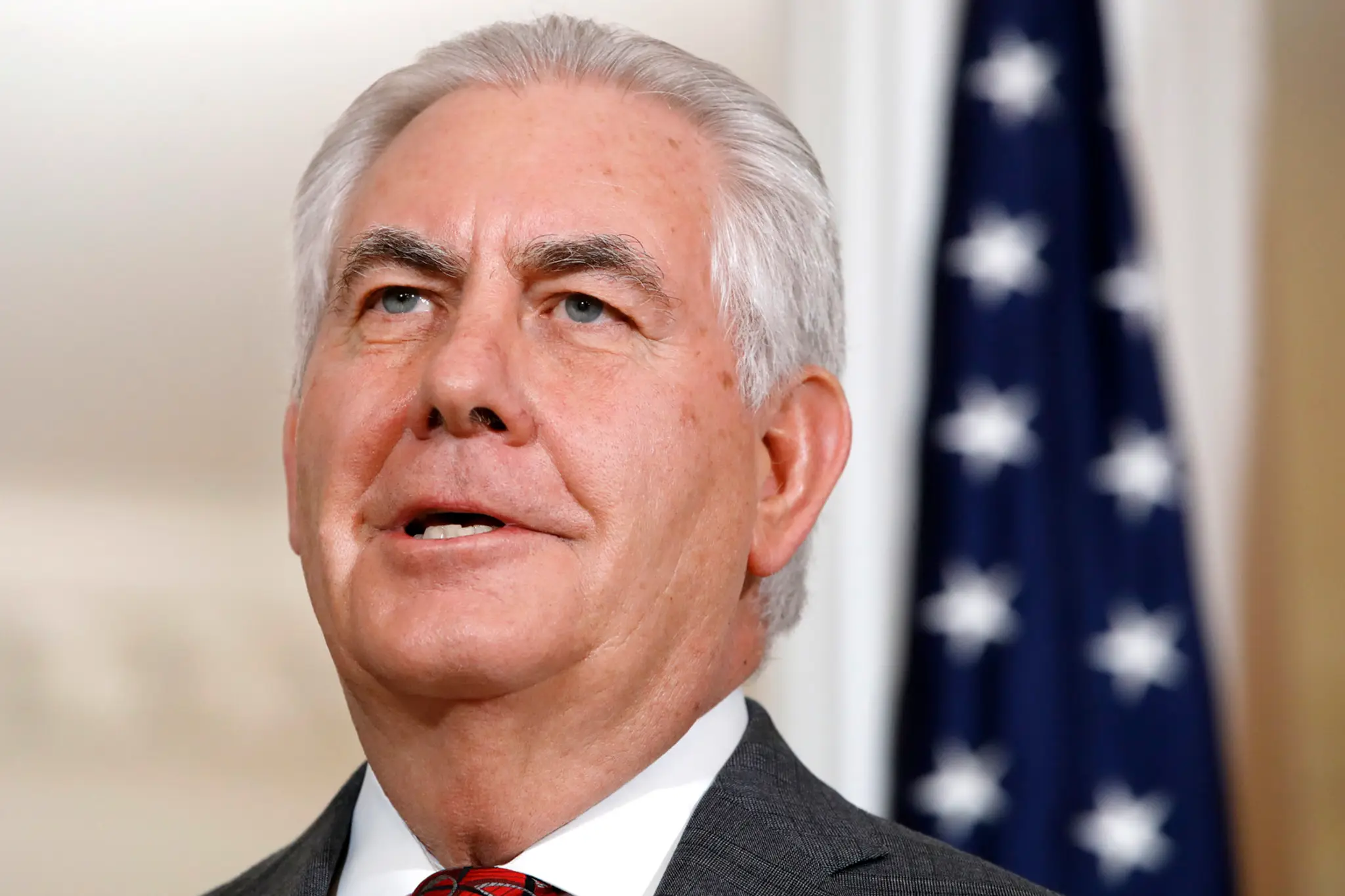 Už bývalý šéf rezortu zahraničia Rex Tillerson. 