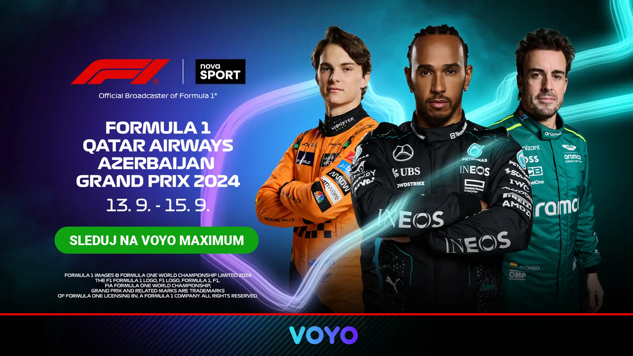 Sezóna F1 pokračuje v Azerbajdžane.