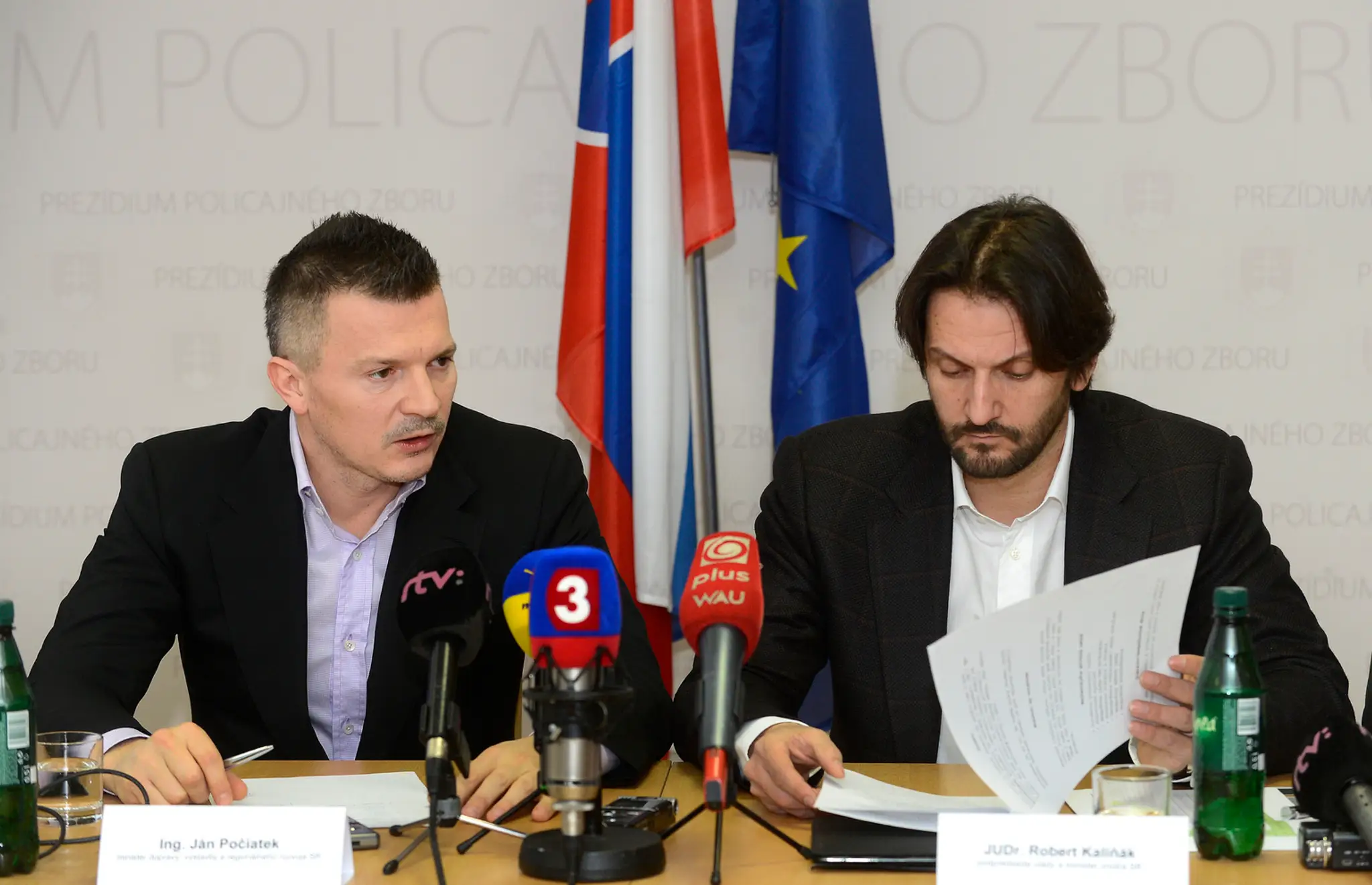 Robert Kaliňák a Ján Počiatek