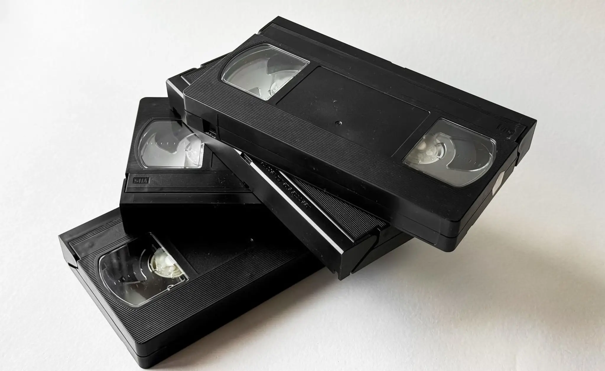 VHS kazety.