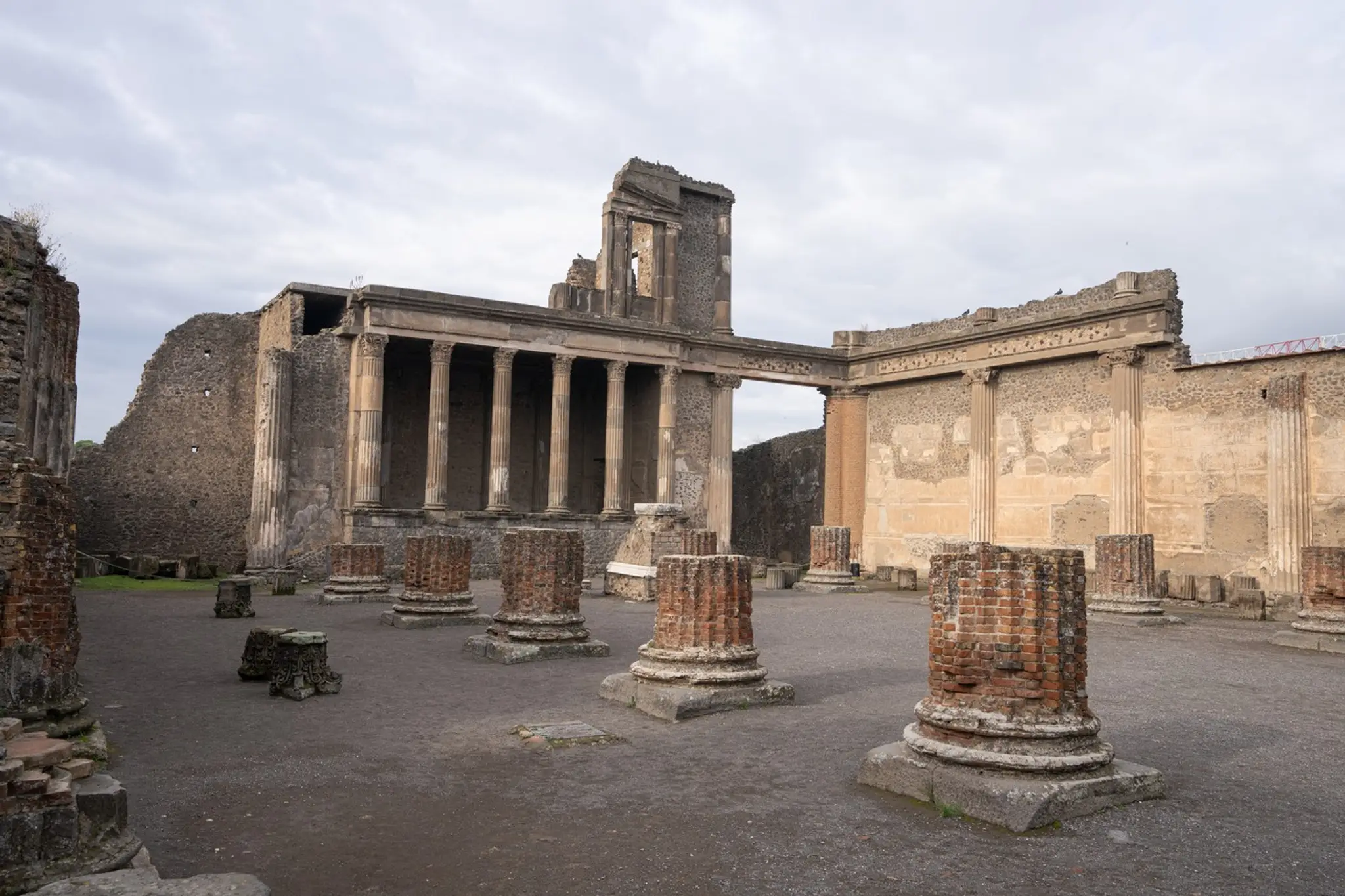 Na snímke talianske Pompeje.