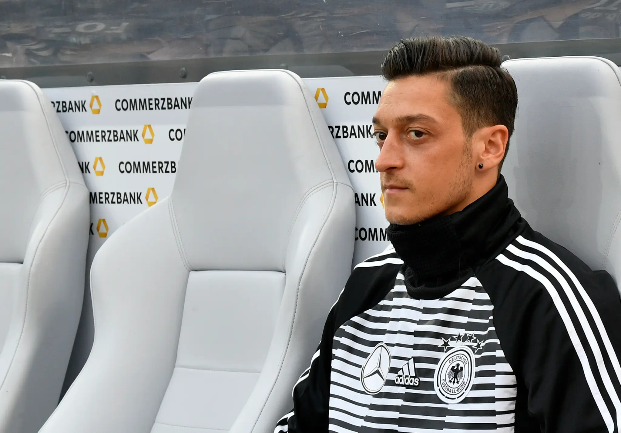 Nemec Mesut Özil pred prípravným zápasom proti Saudskej Arábii.