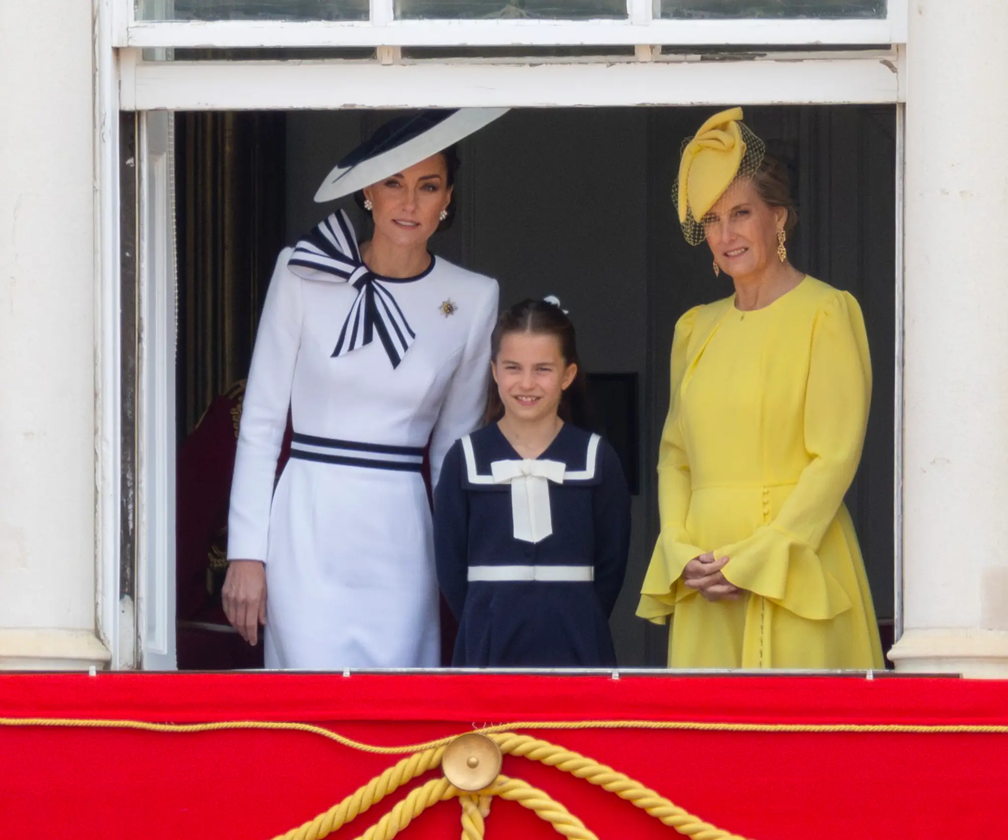 Princezná Charlotte počas prehliadky