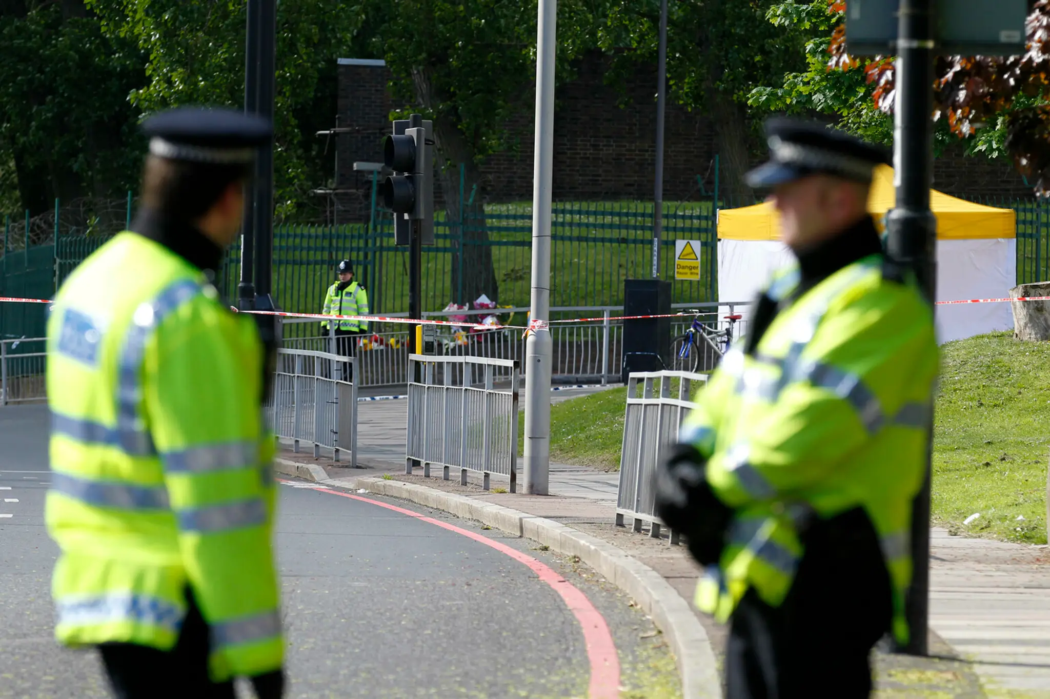 Polícia v Británii.