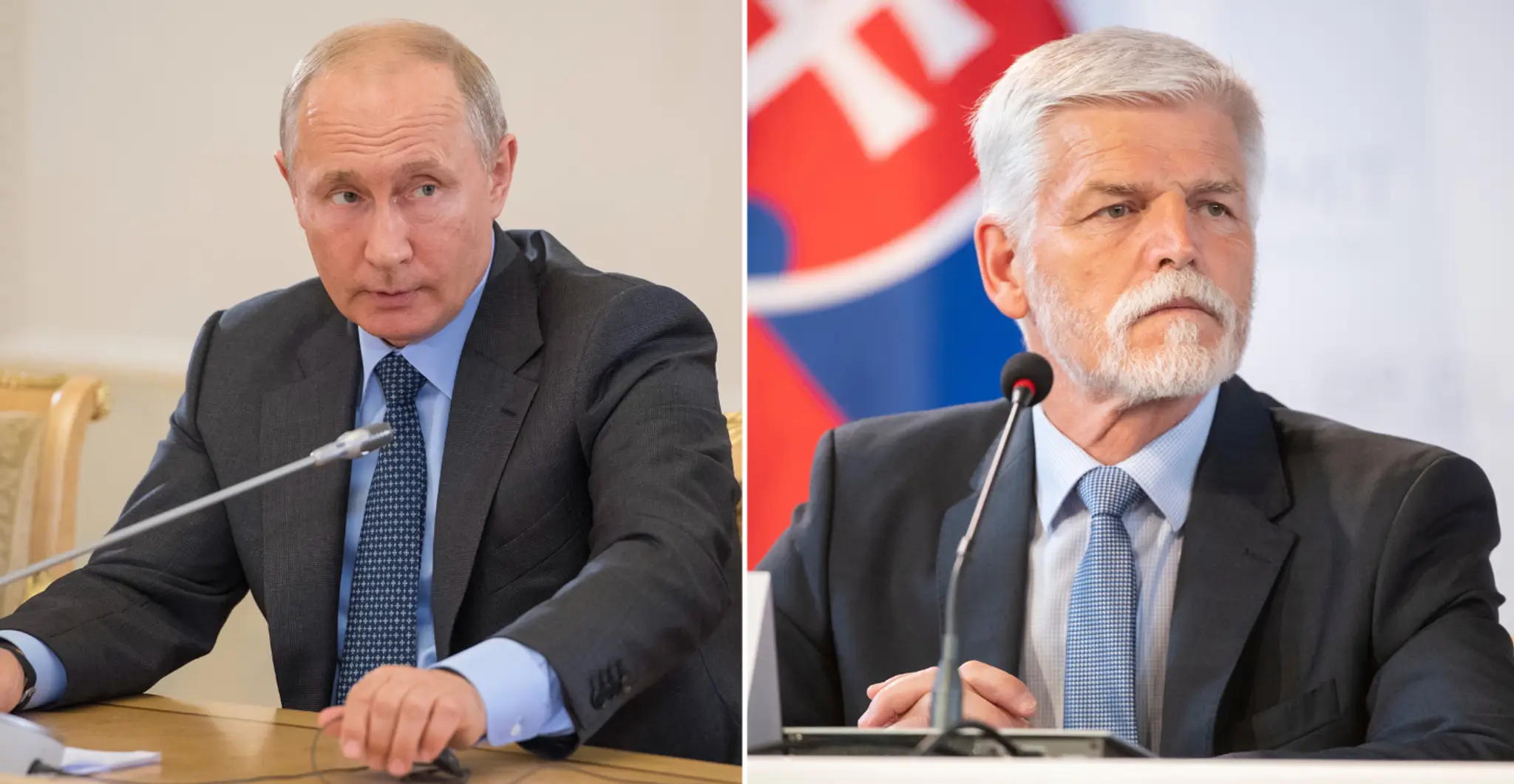 Vladimir Putin a Petr Pavel