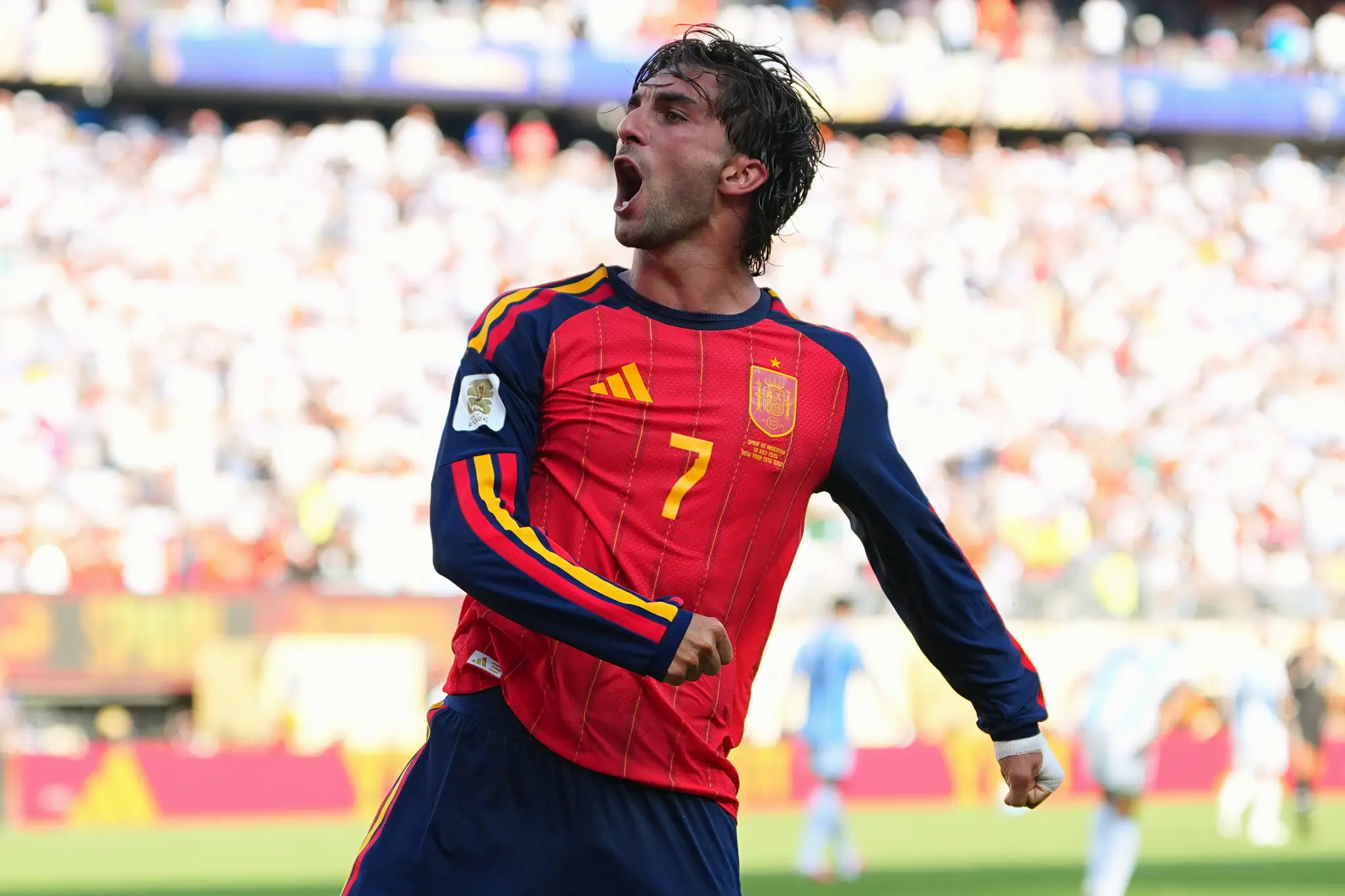 Ferran Torres a jeho radosť z gólu