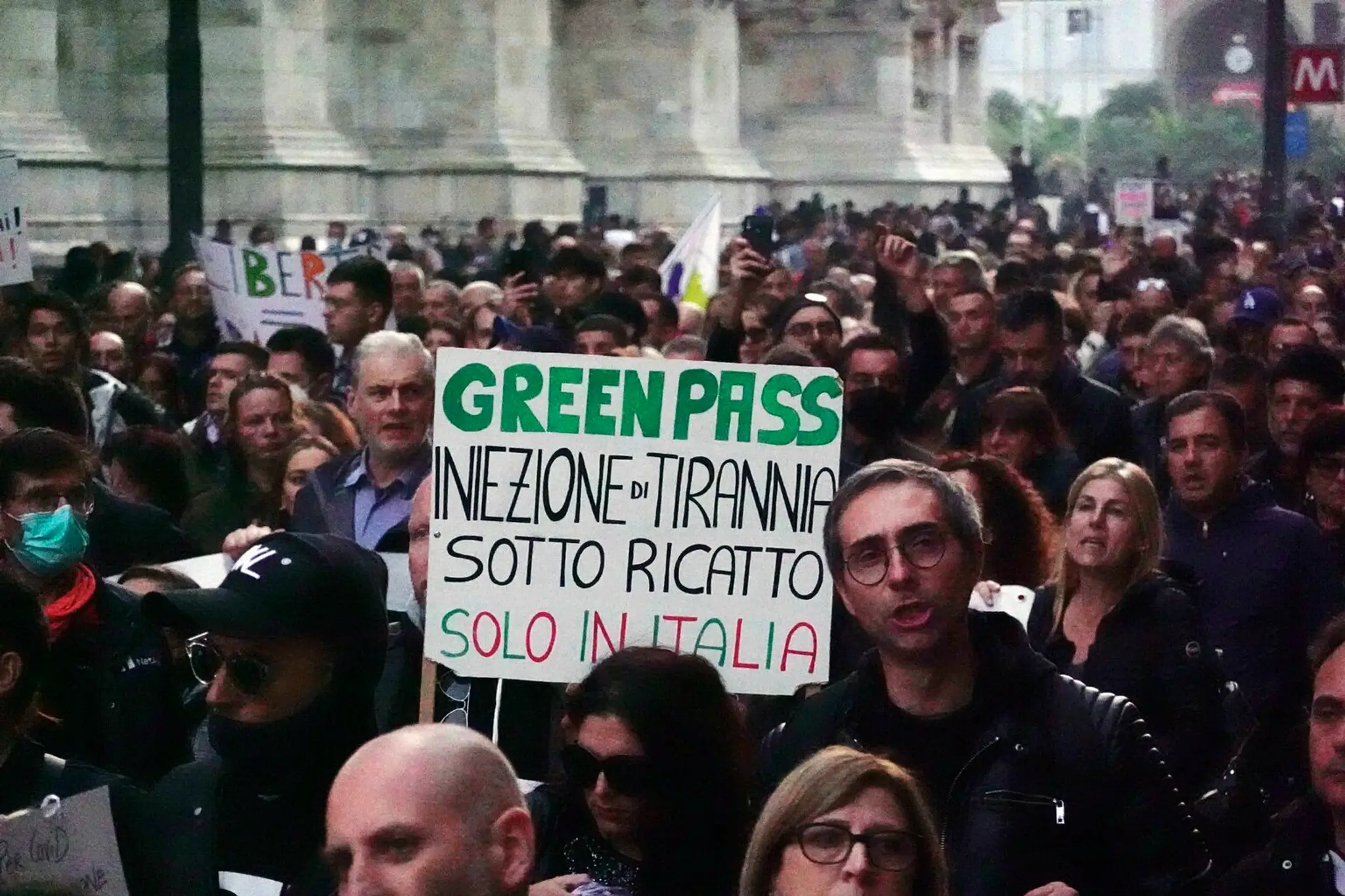 Protesty v Taliansku proti opatreniam