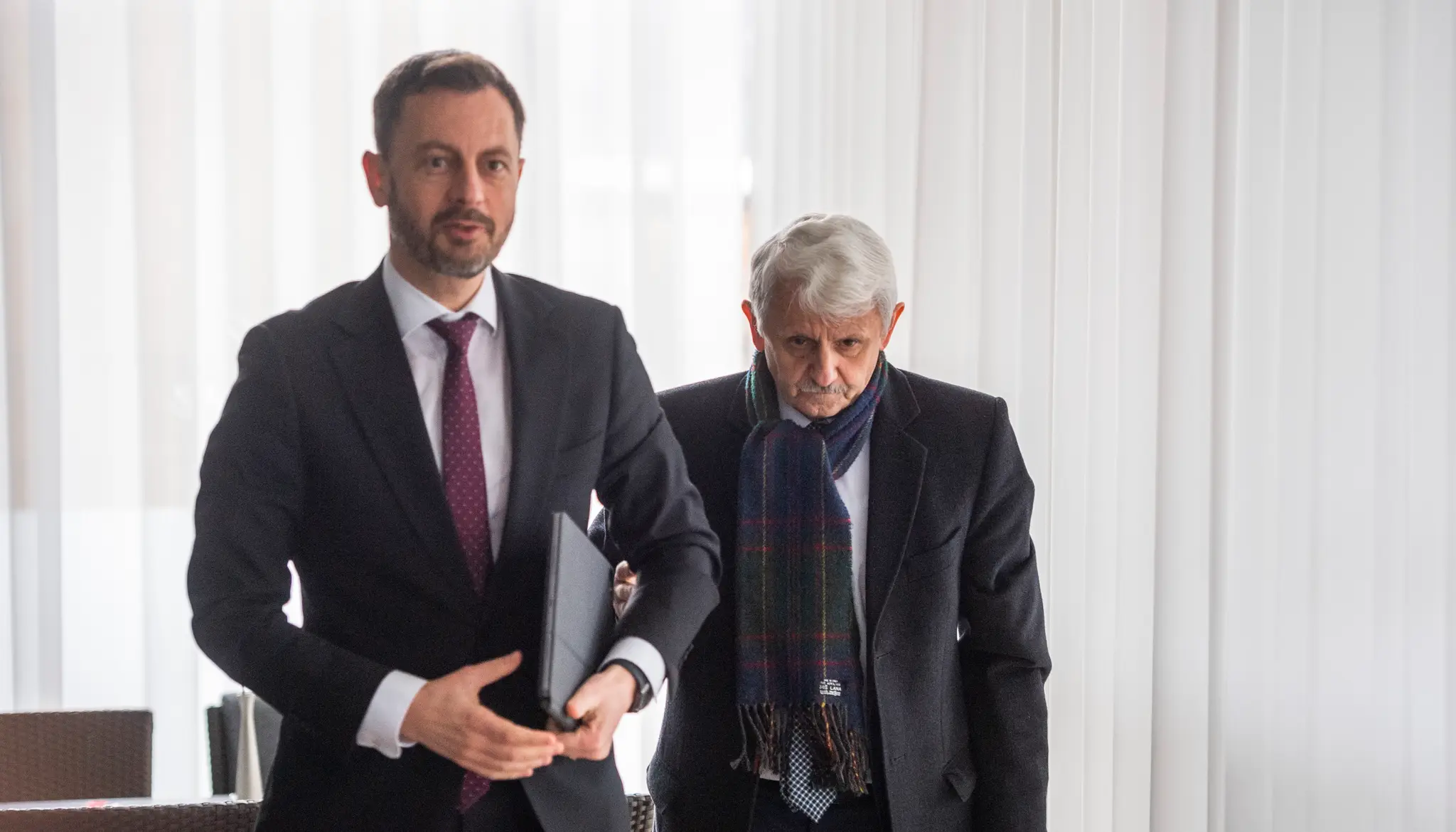 Eduard Heger a Mikuláš Dzurinda
