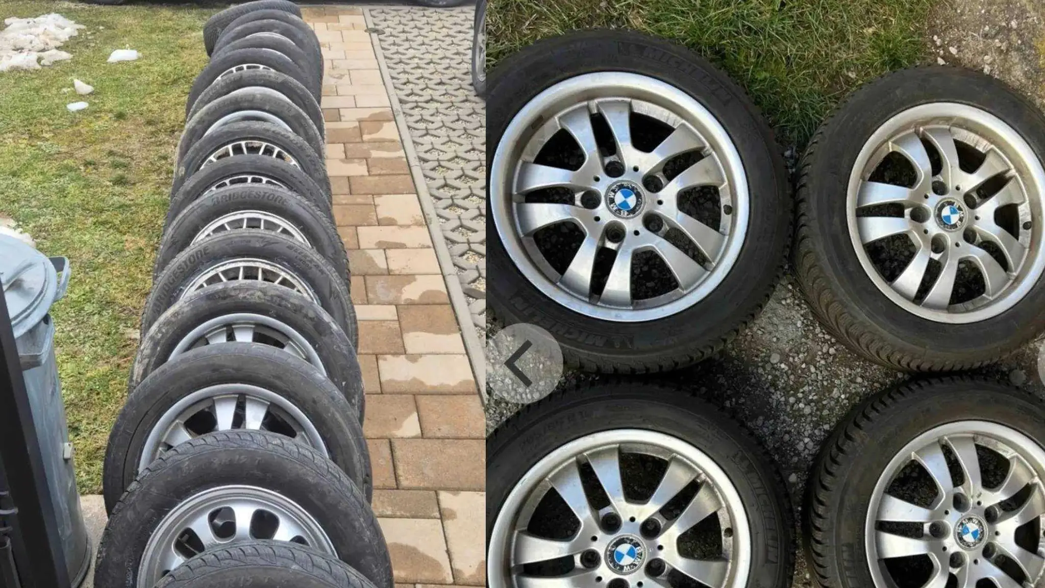 Odcudzené kolesá s diskami