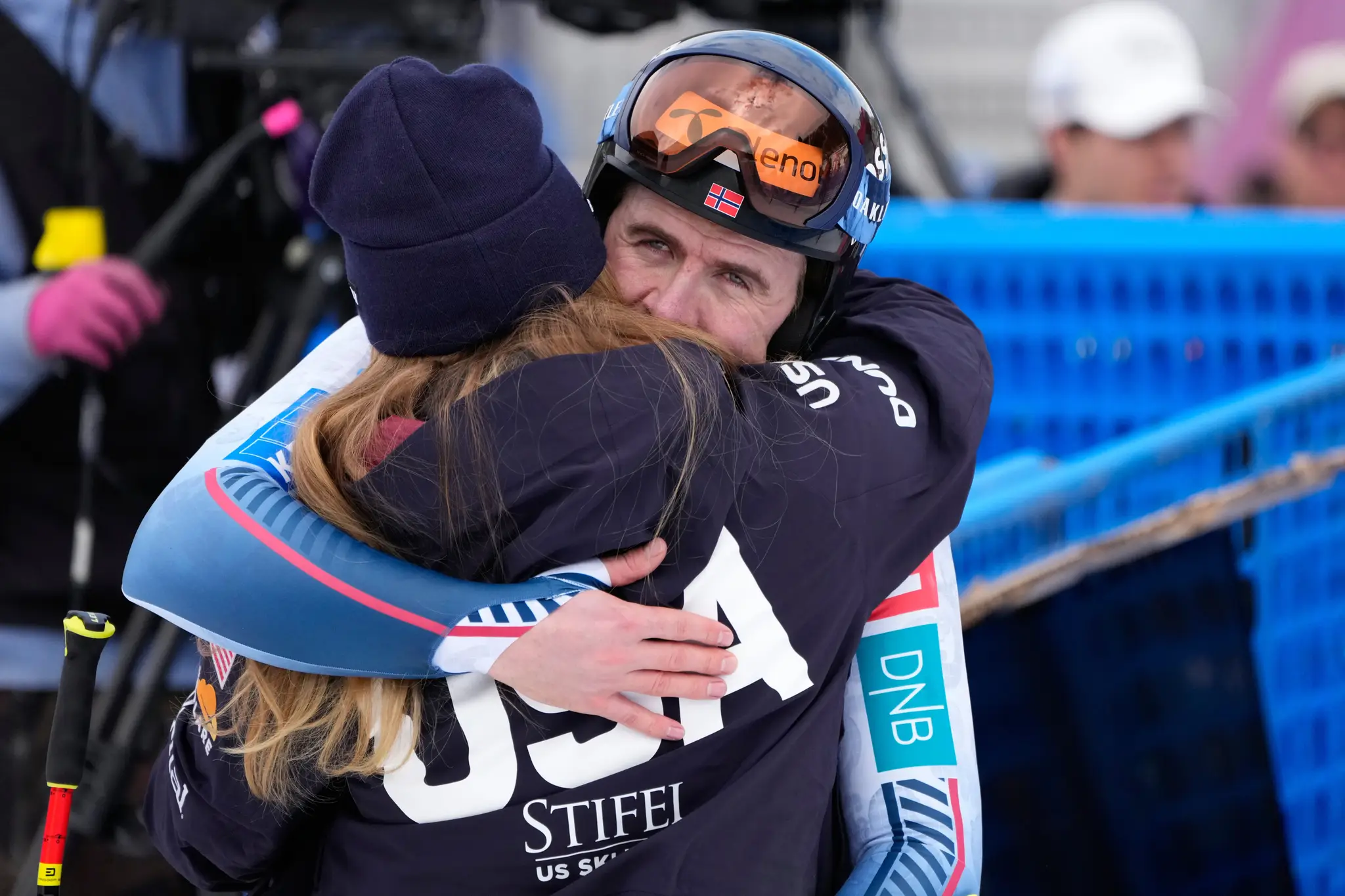 Americká lyžiarka Mikaela Shiffrinová a jej priateľ, nórsky lyžiar Aleksander Aamodt Kilde.