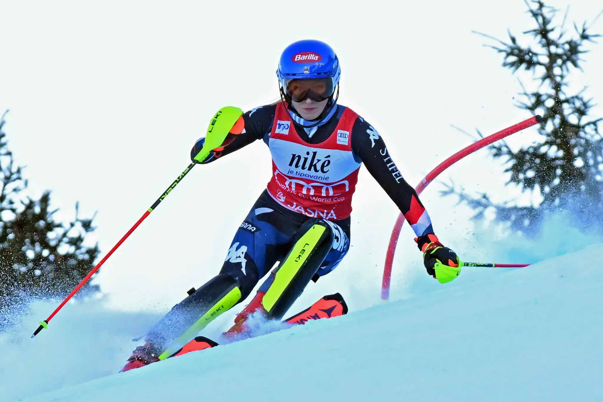 Na snímke americká lyžiarka Mikaela Shiffrinová.