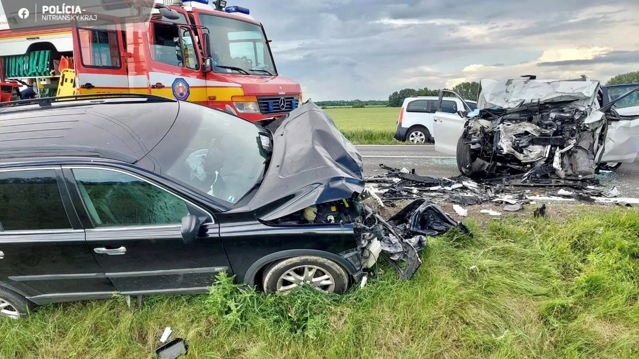 Tragická nehoda pri Nových Zámkoch.