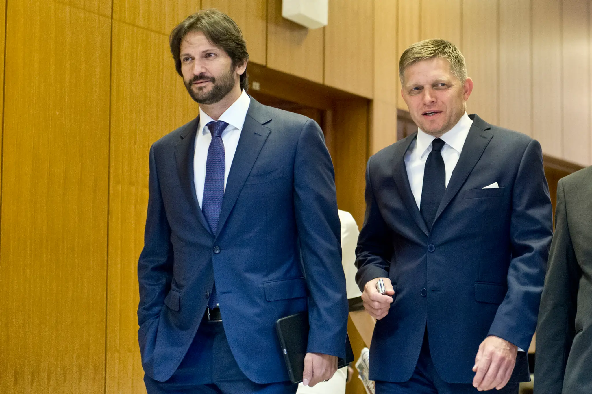 Robert Kaliňák a Robert Fico.