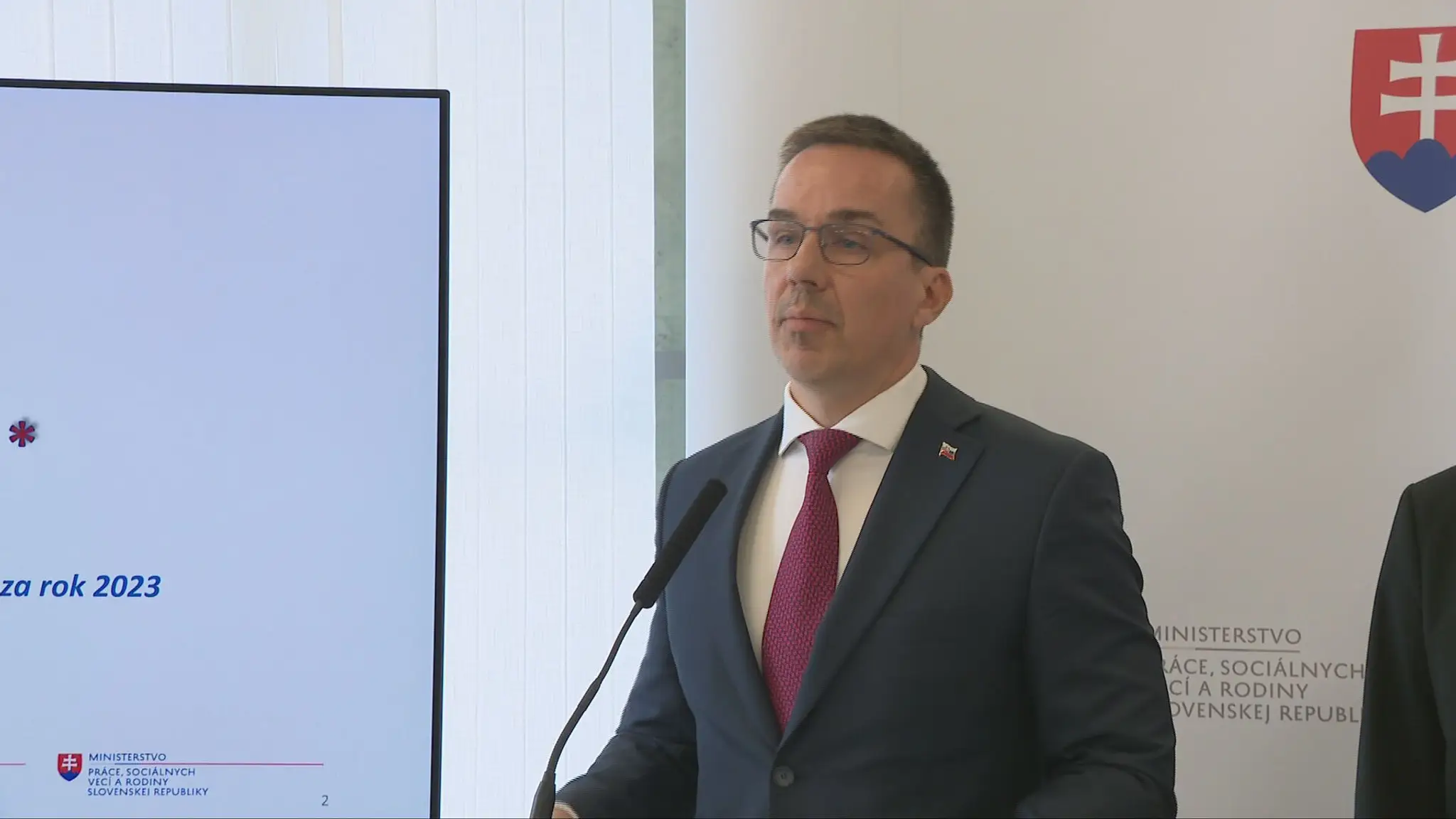Minister práce Erik Tomáš (Hlas-SD).
