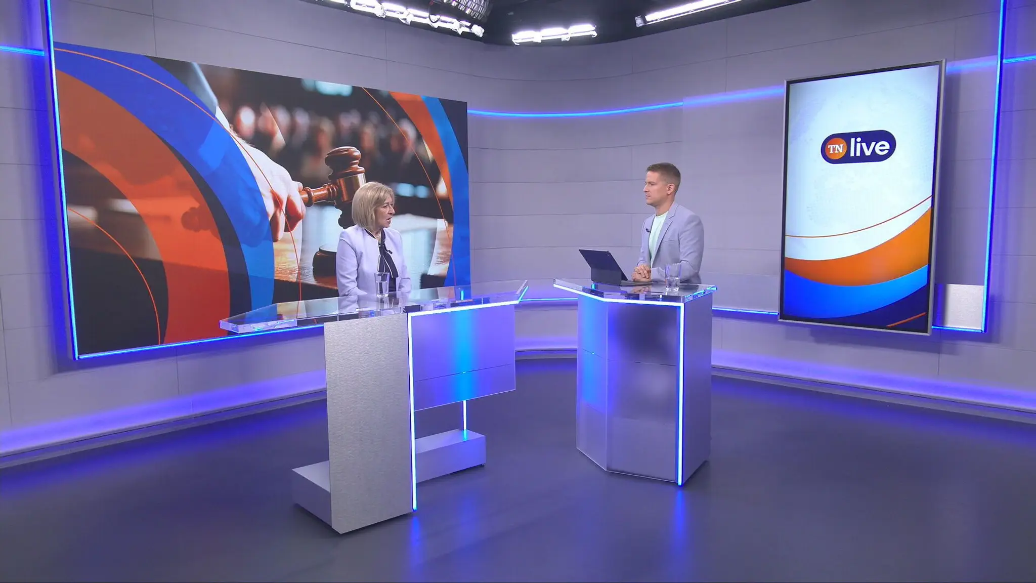 Eva Mišíková na TN live.