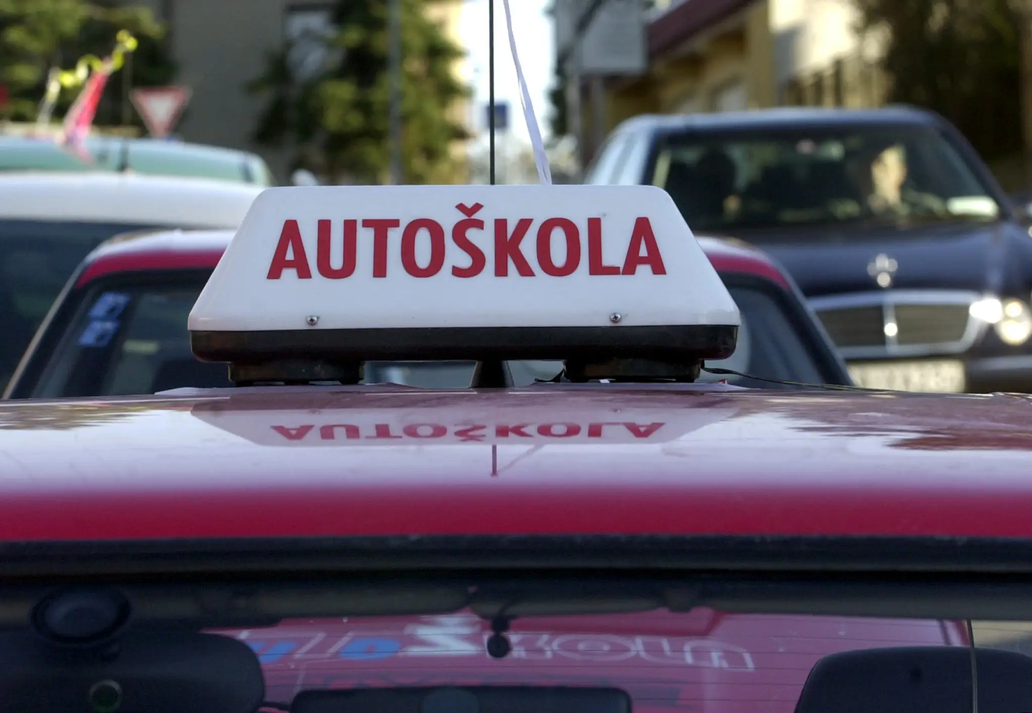 Ilustračná snímka autoškoly.