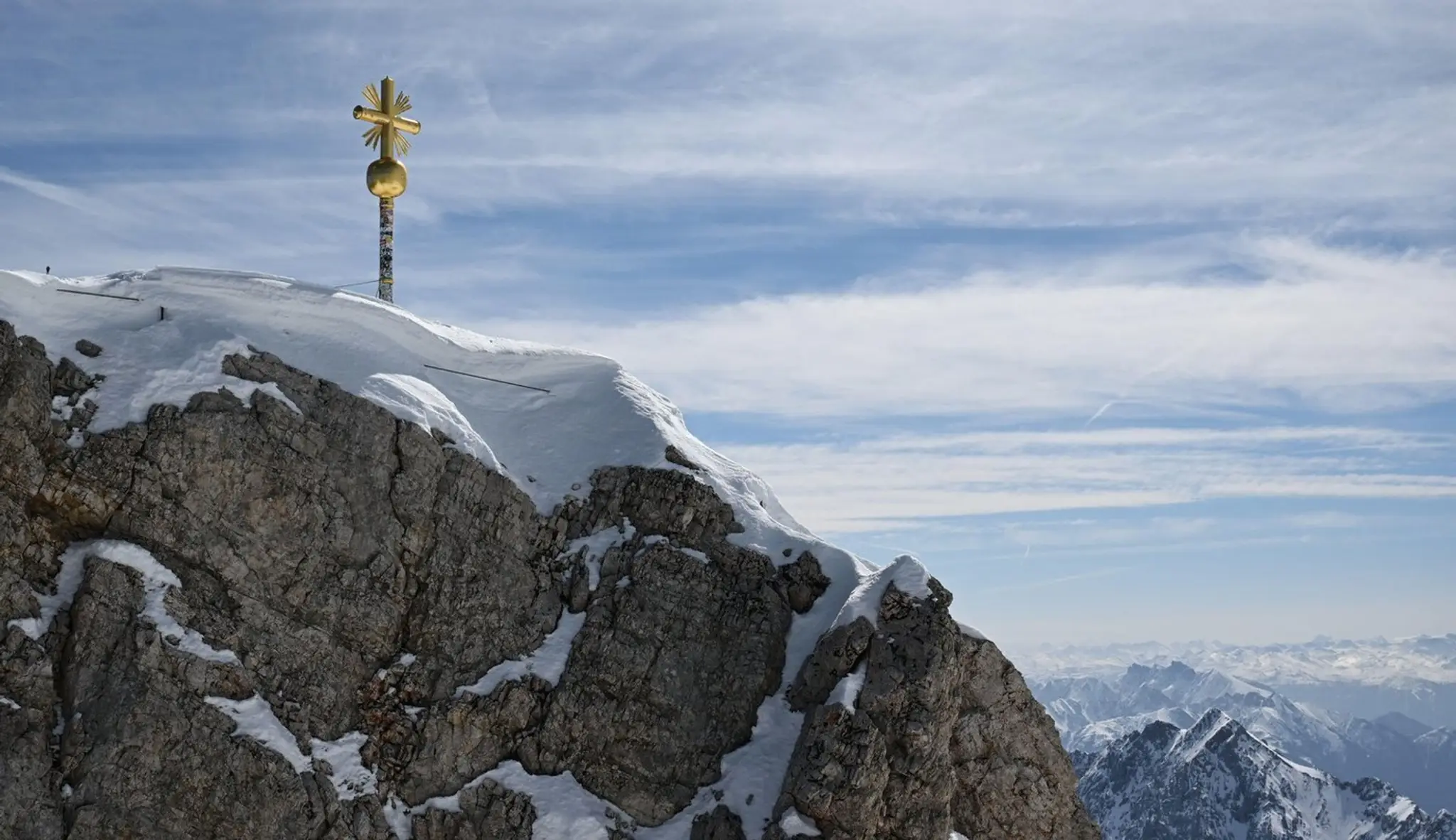 Najvyšší vrch Nemecka Zugspitze.