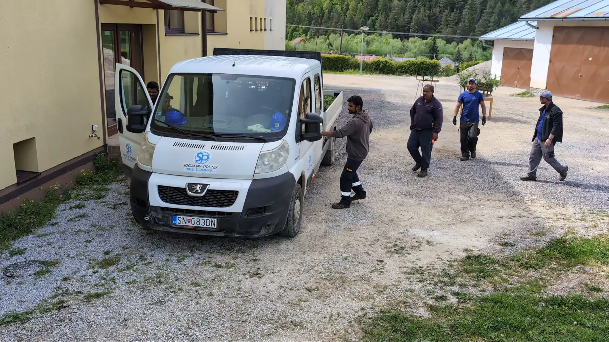 Sociálny podnik v obci Slovinky.
