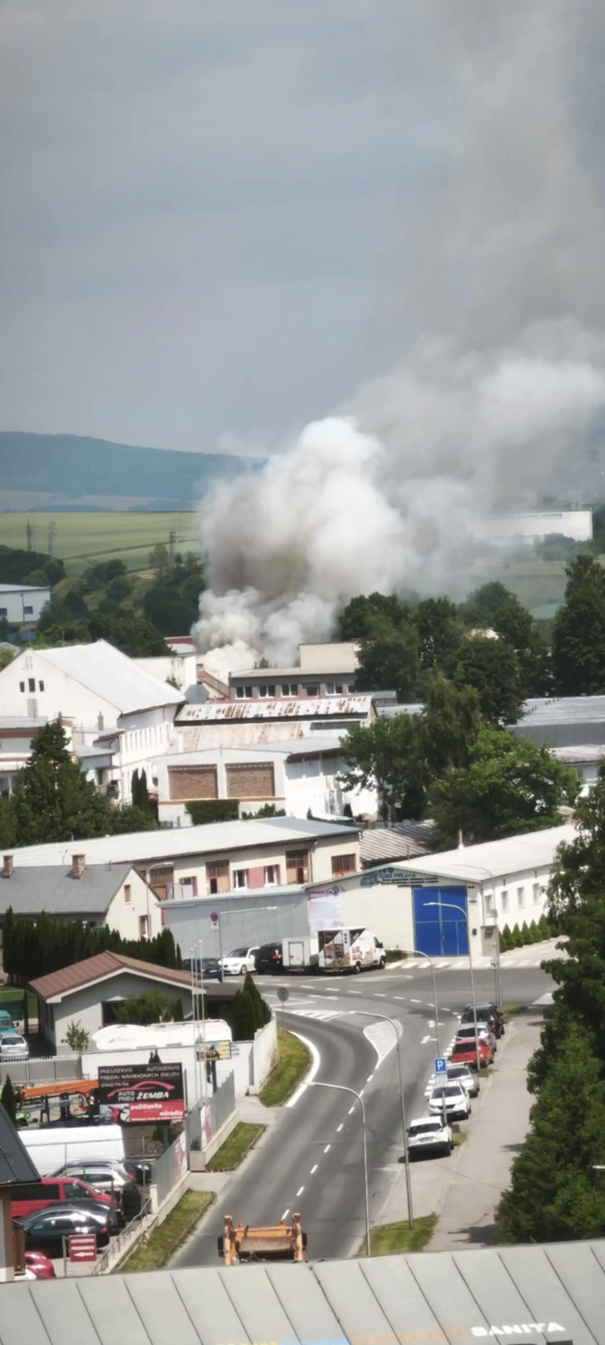 Požiar v Kežmarku