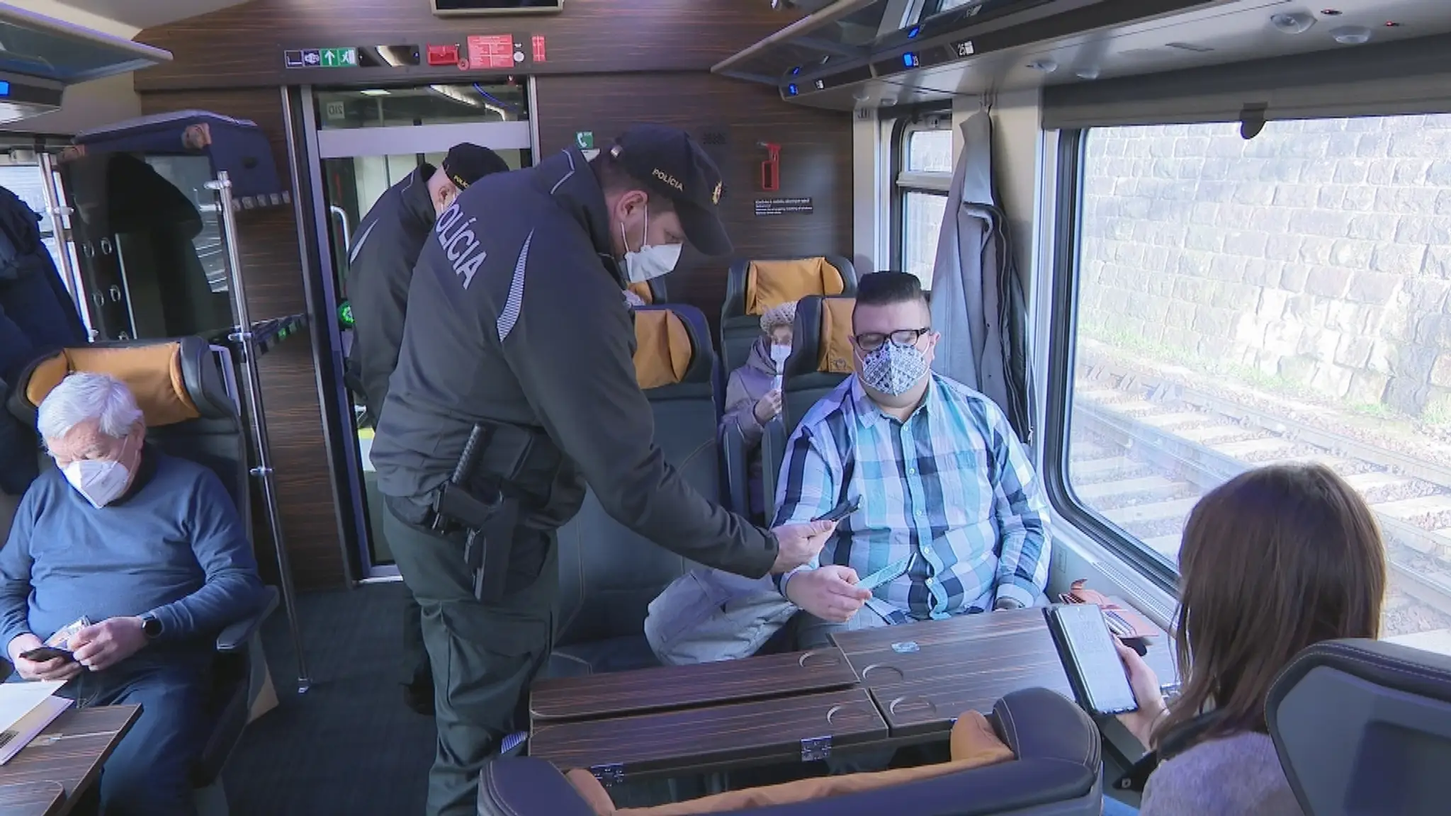 Kontrola OP režimu vo vlaku