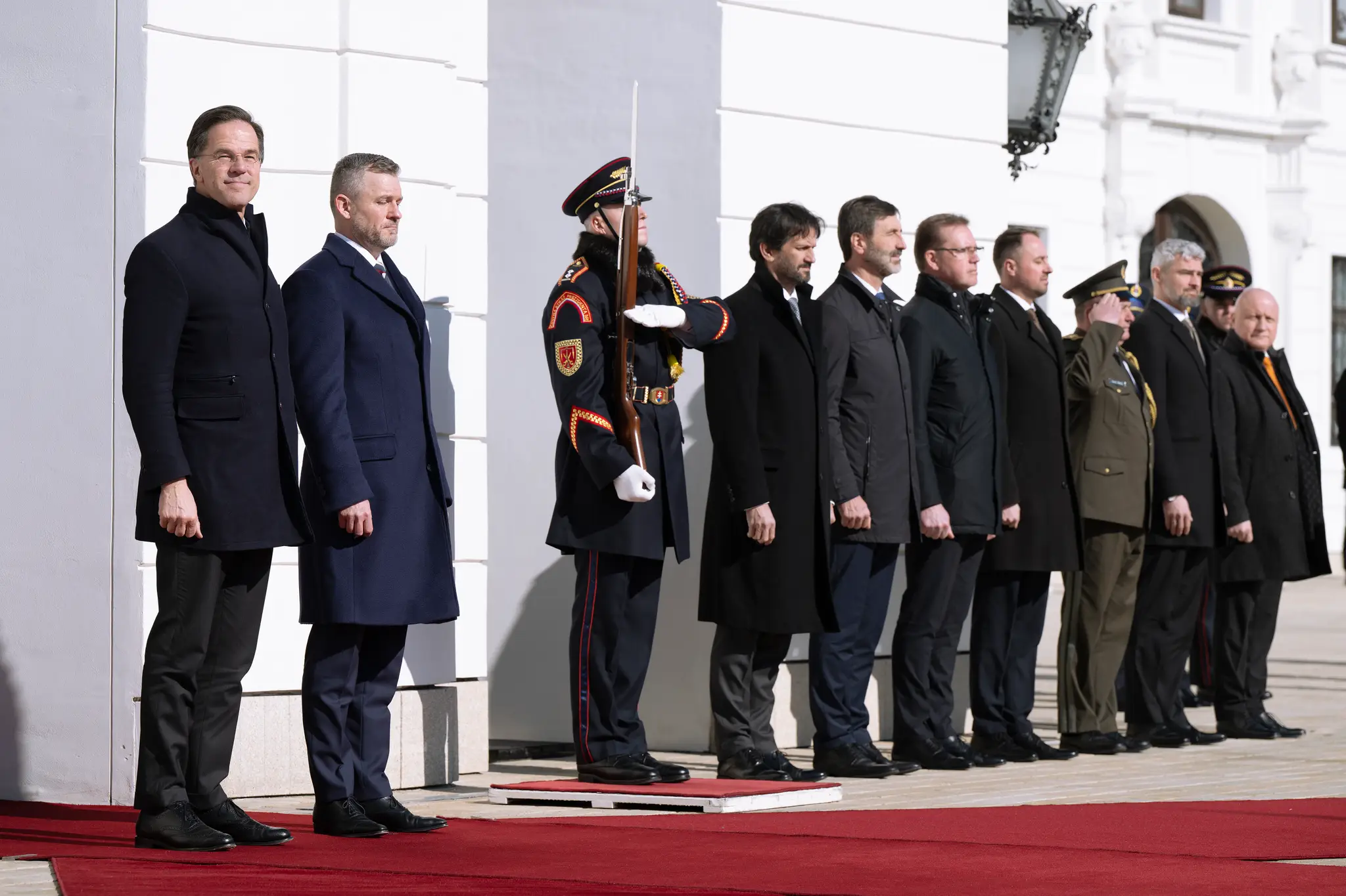 Peter Pellegrini a Mark Rutte