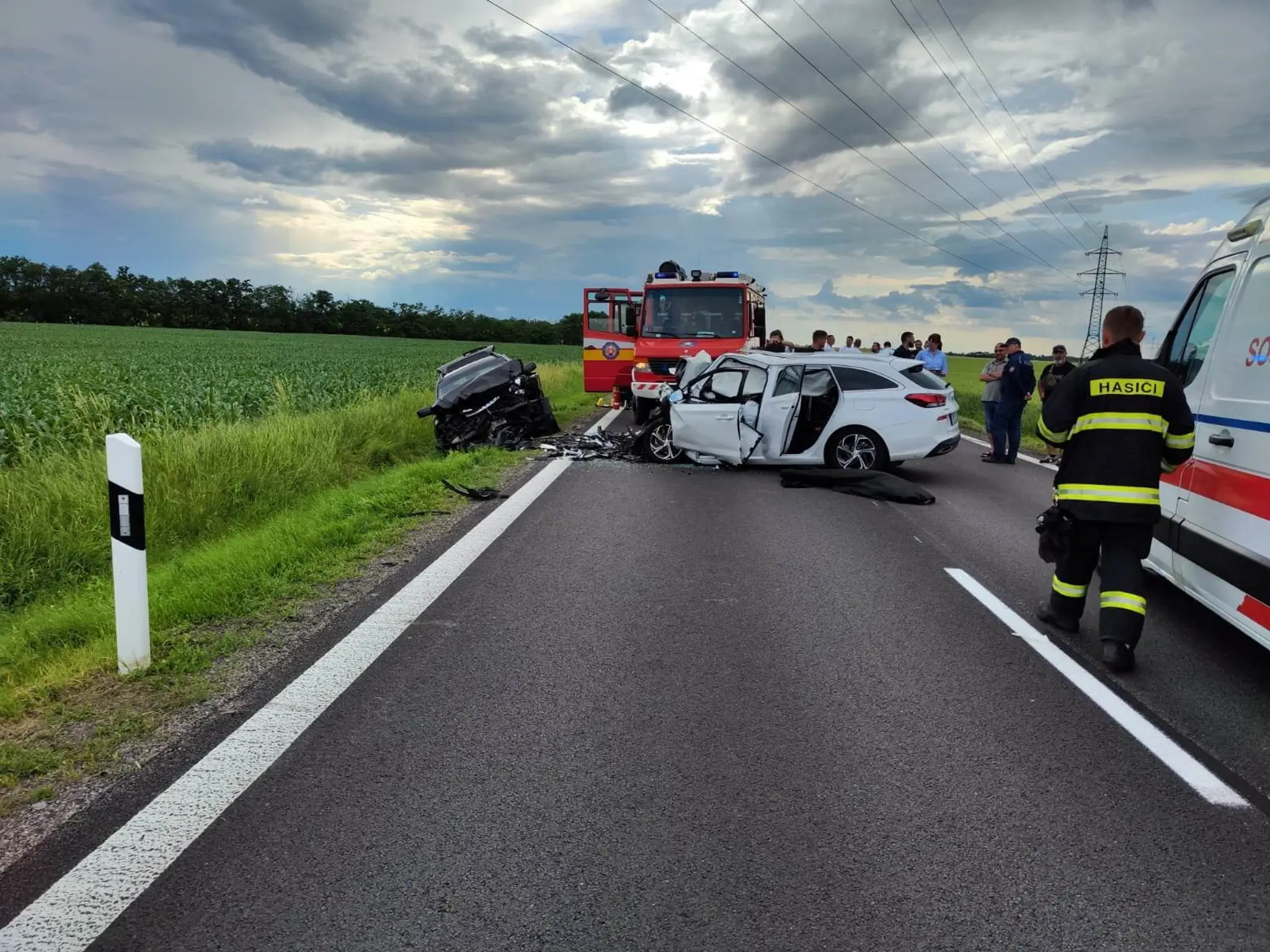 Tragická nehoda pri Nových Zámkoch.