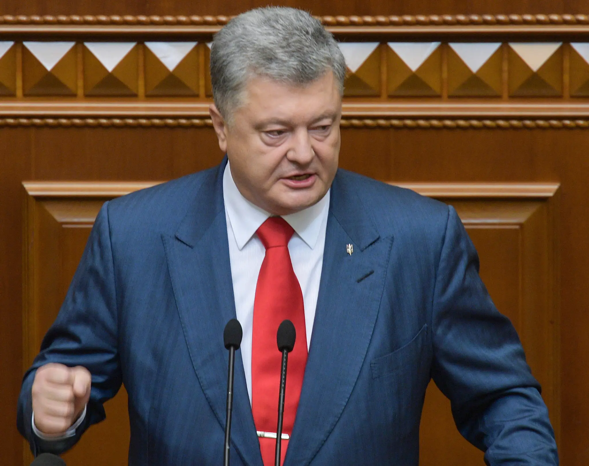 Ukrajinský prezident Petro Porošenko.