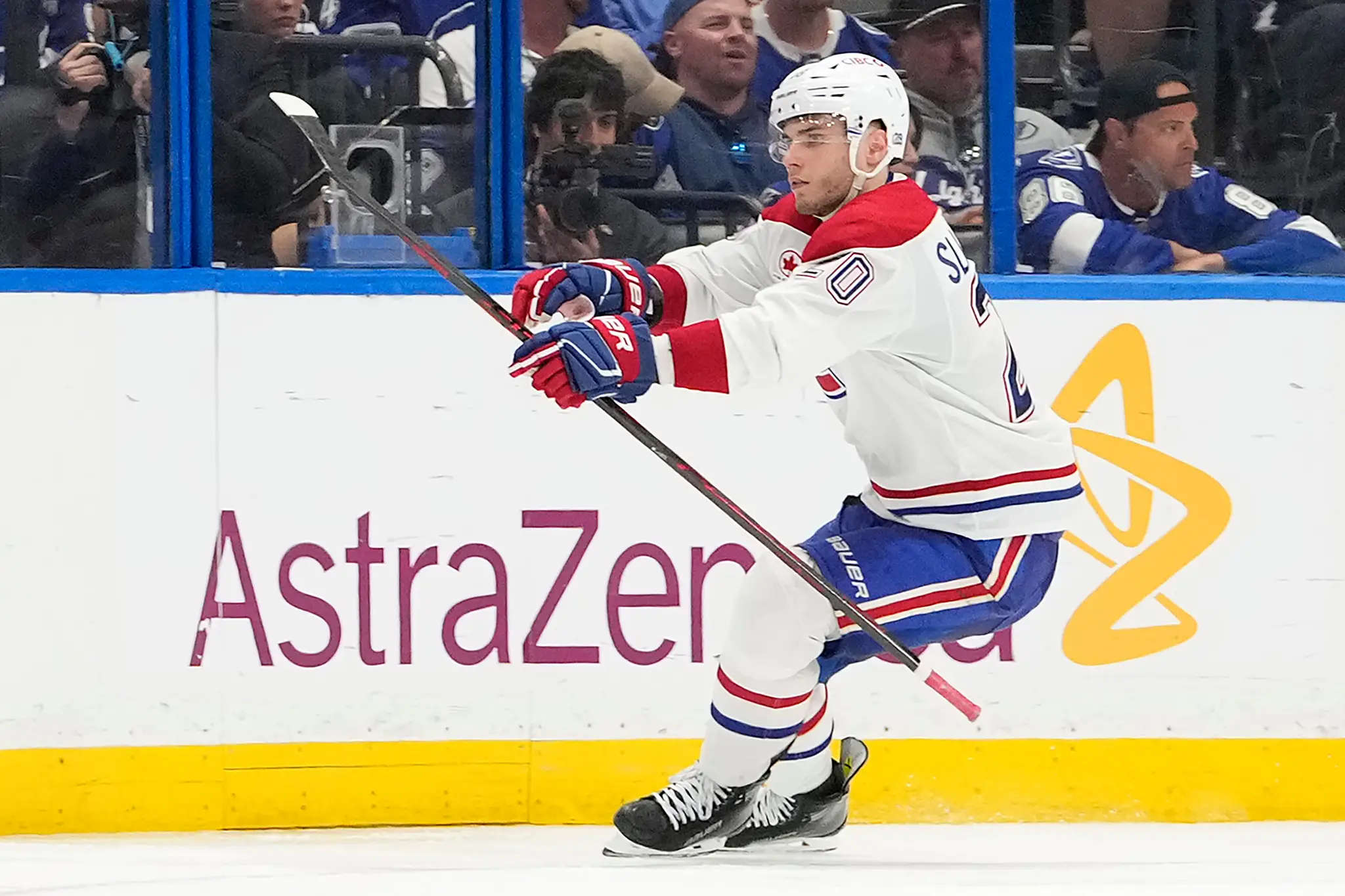 Útočník Montrealu Canadiens Juraj Slafkovský.