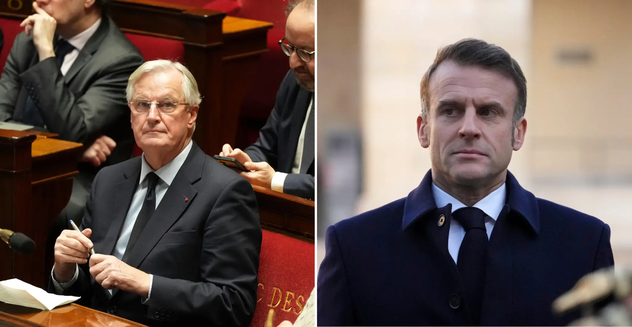 Michel Barnier a Emmanuel Macron