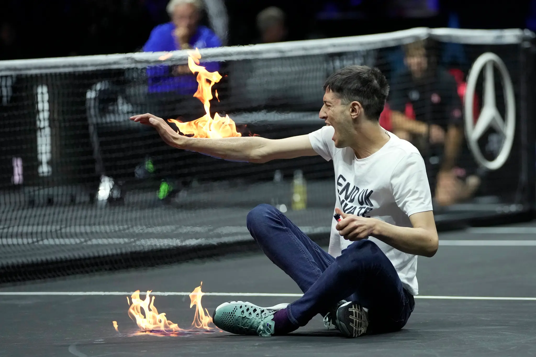 Horiaci aktivista na Laver cupe