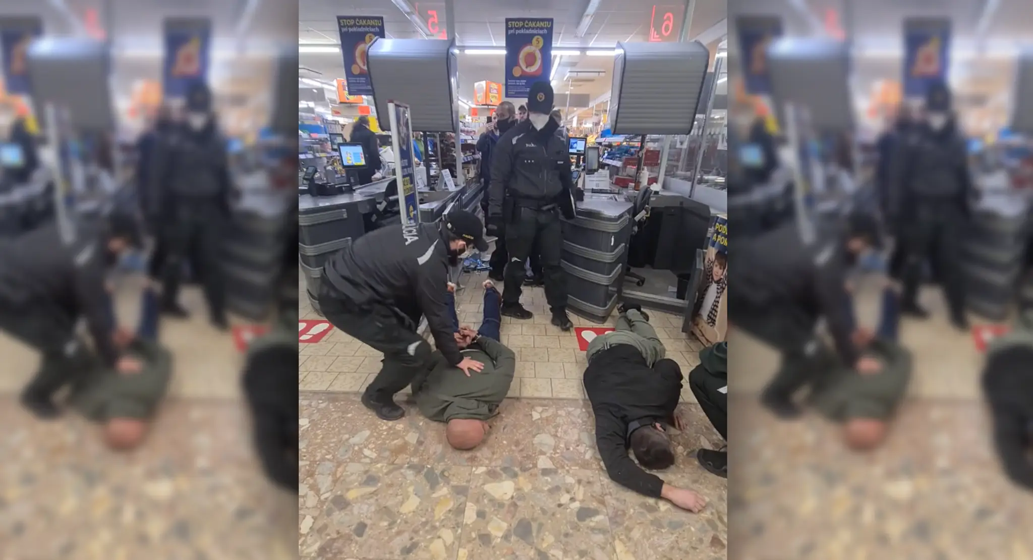 Polícia spacifikovala antirúškarov