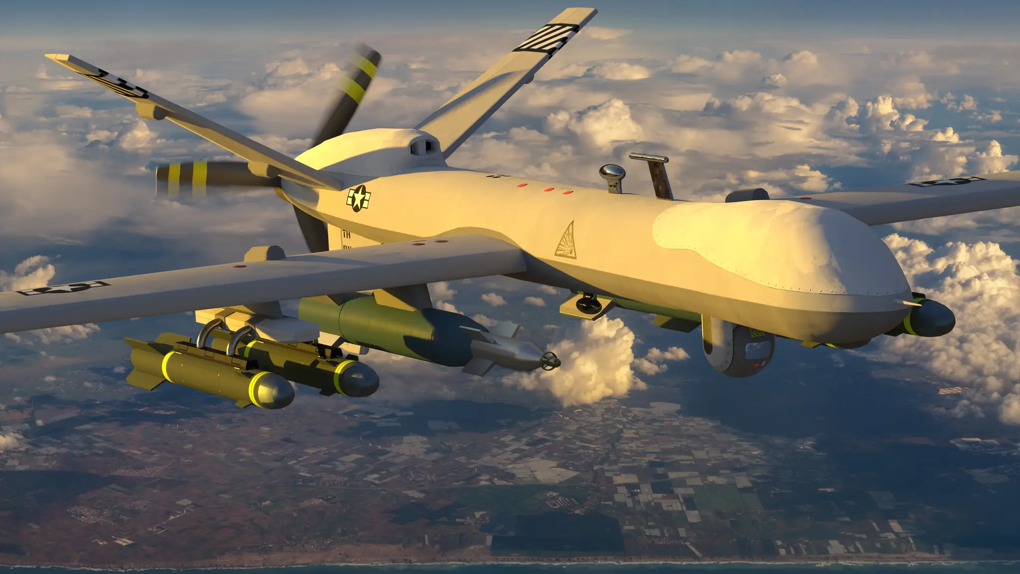 Dron americkej armády MQ-9 Reaper.