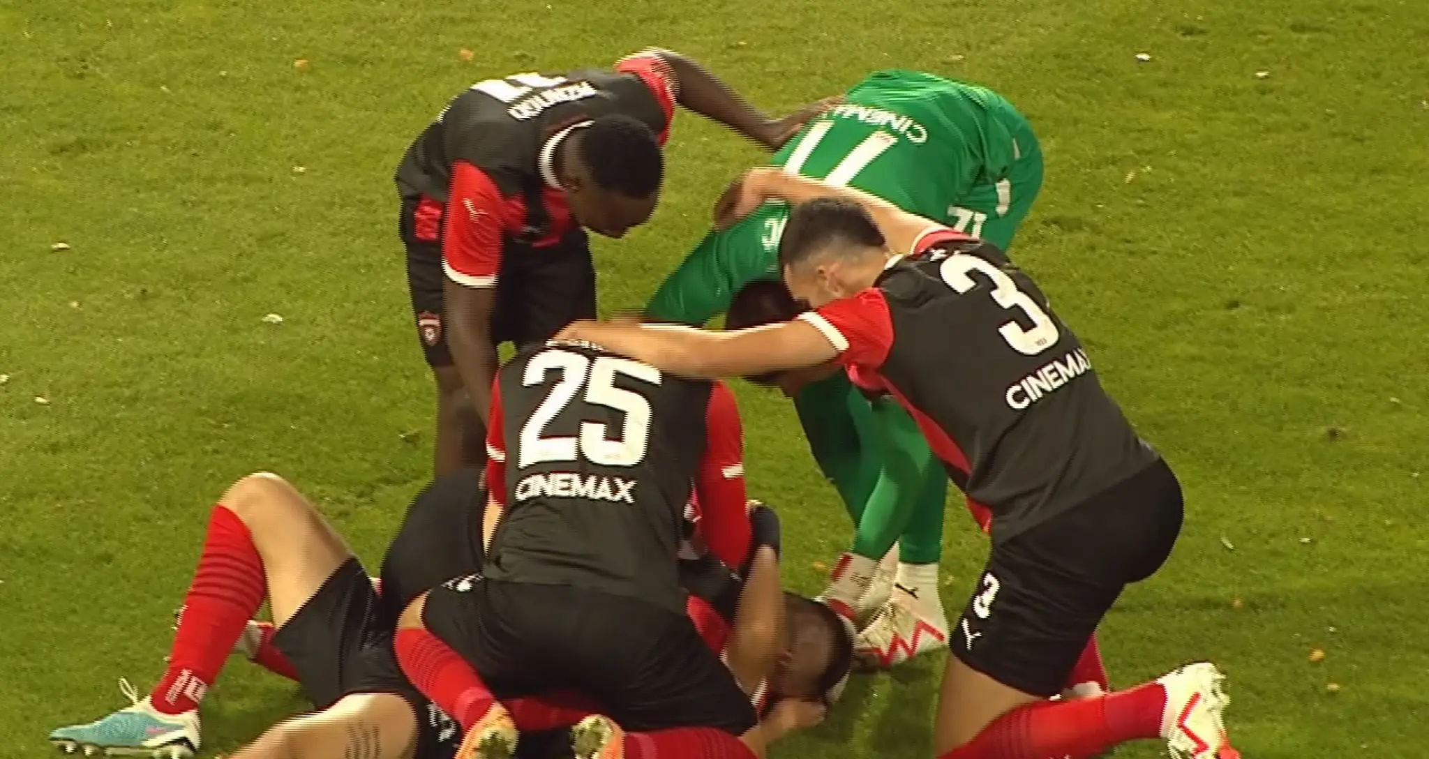 Trnavská radosť po Ristovského góle.