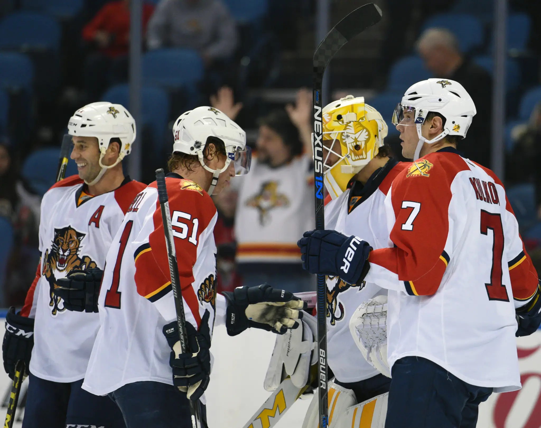 Hokejisti Floridy Panthers oslavujú desiate víťazstvo v rade. Zdolali Buffalo Sabers.