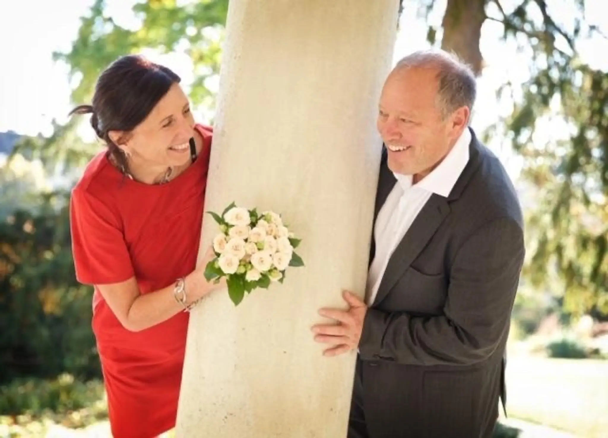 Generálny riaditeľ Televízie Markíza Matthias Settele a jeho manželka Gerda