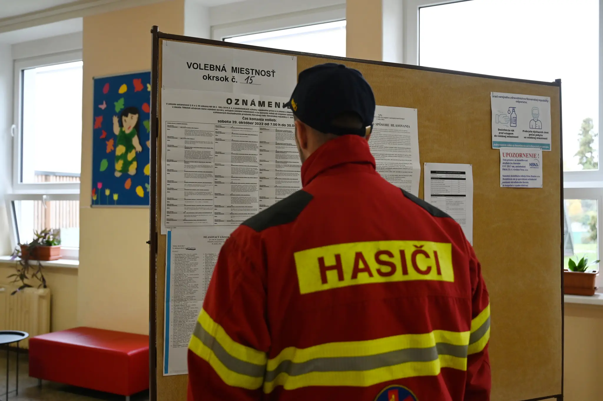 Hasič voliaci v Trnave.