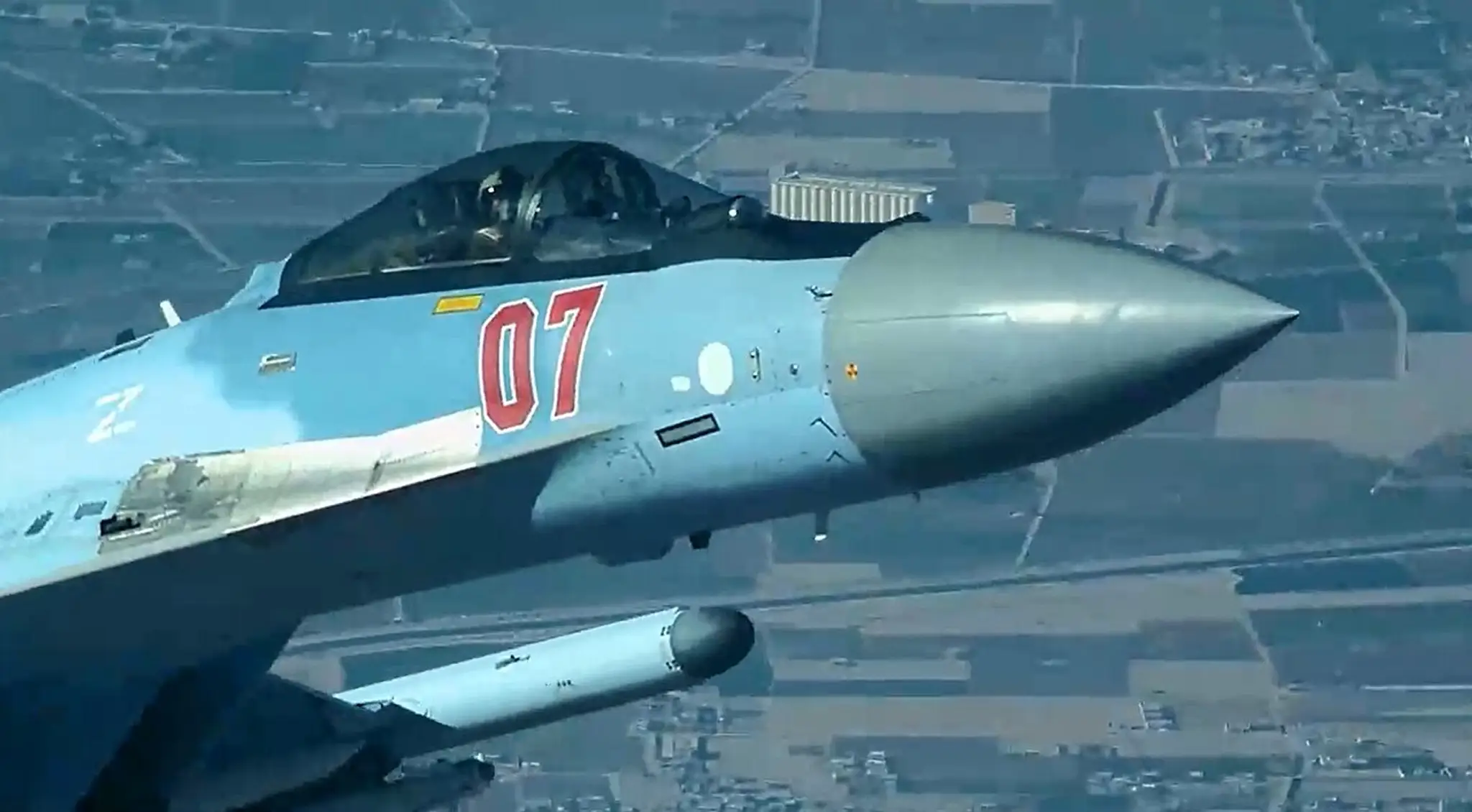 ruská Su-35 v Sýrii