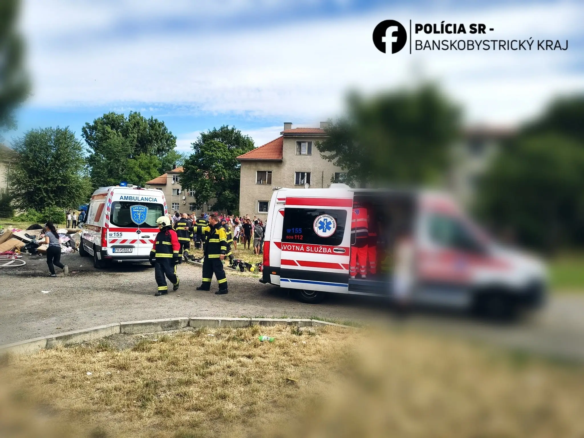 Požiar bytovky vo Fiľakove