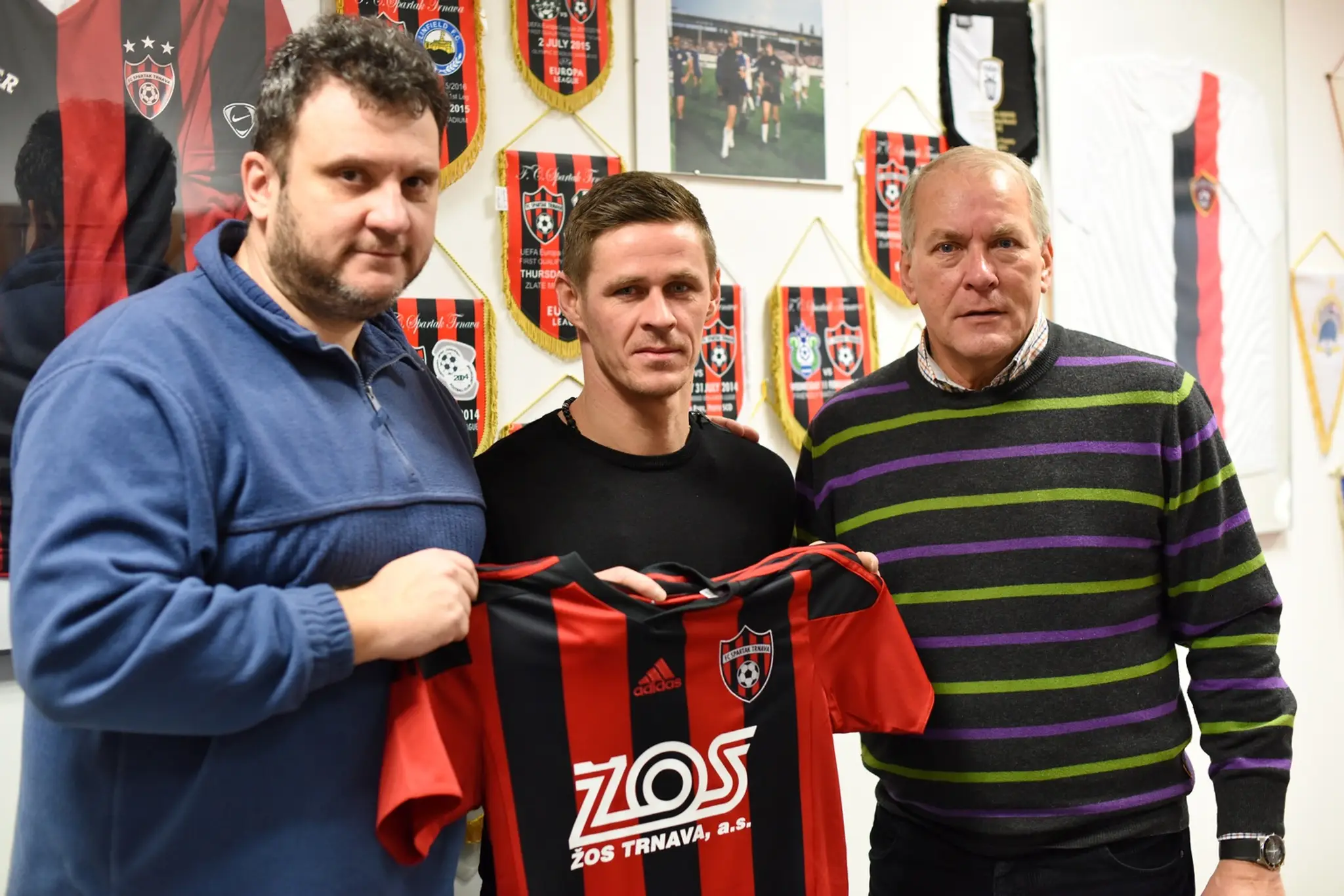 Róbert Jež po podpise zmluvy so Spartakom Trnava.