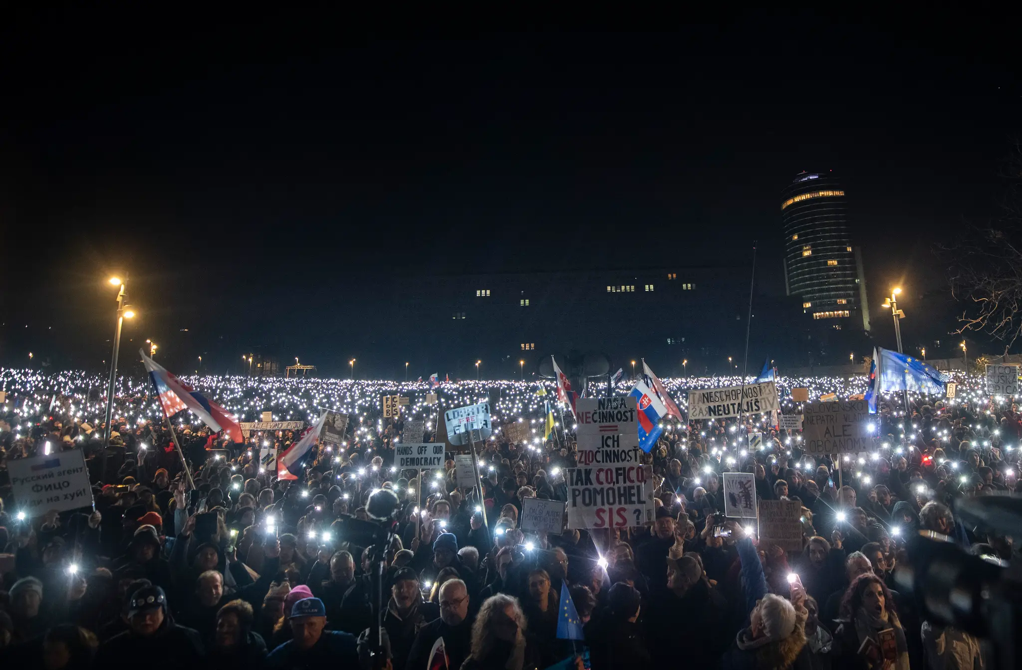 Protest v Bratislave (24. 1.)