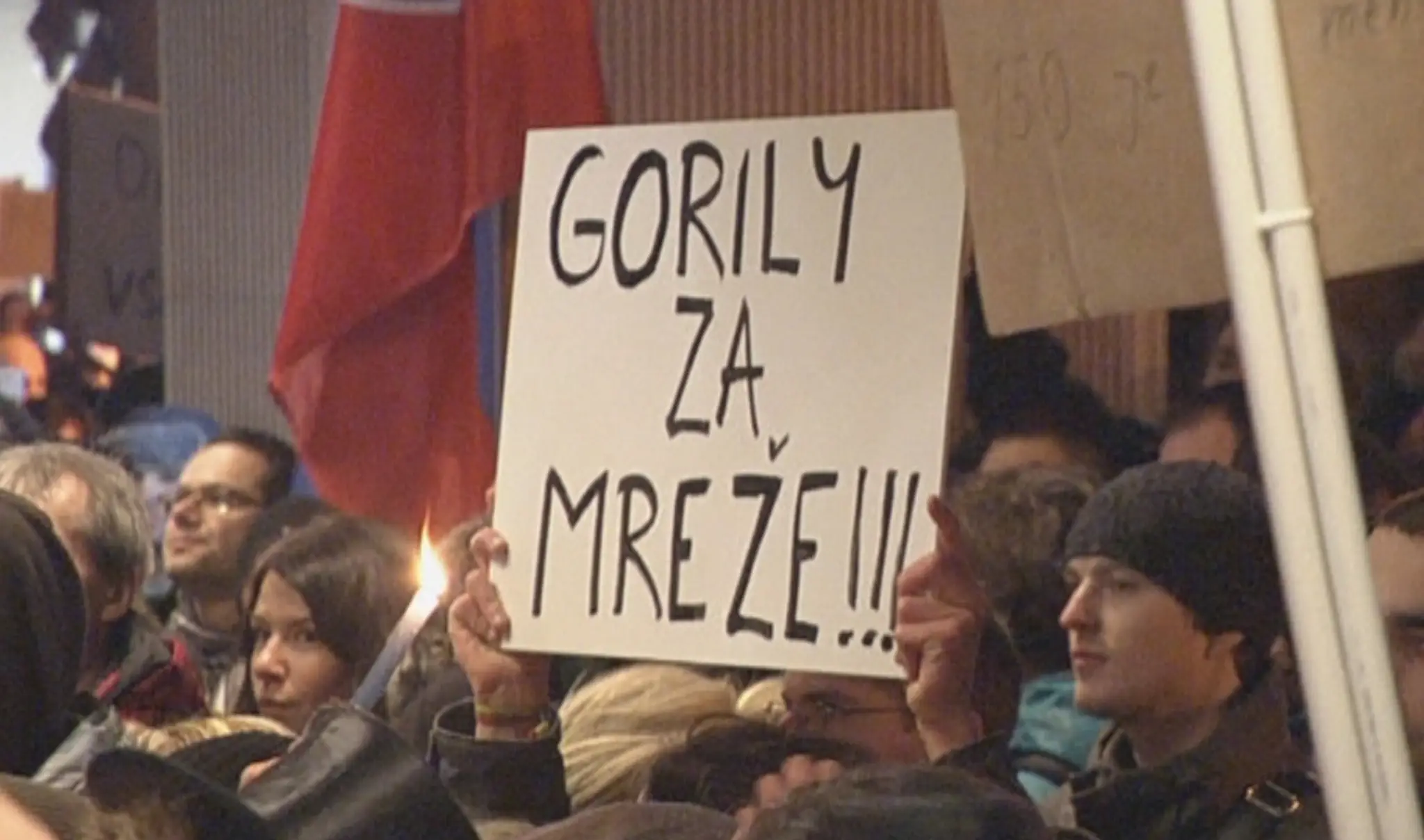 Protest proti Gorile.