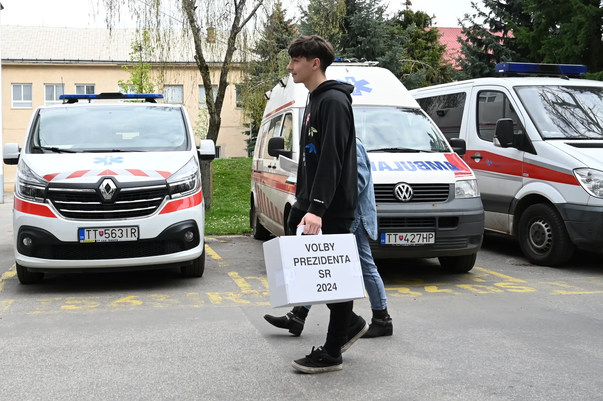 Voľby v nemocnici v Trnave.