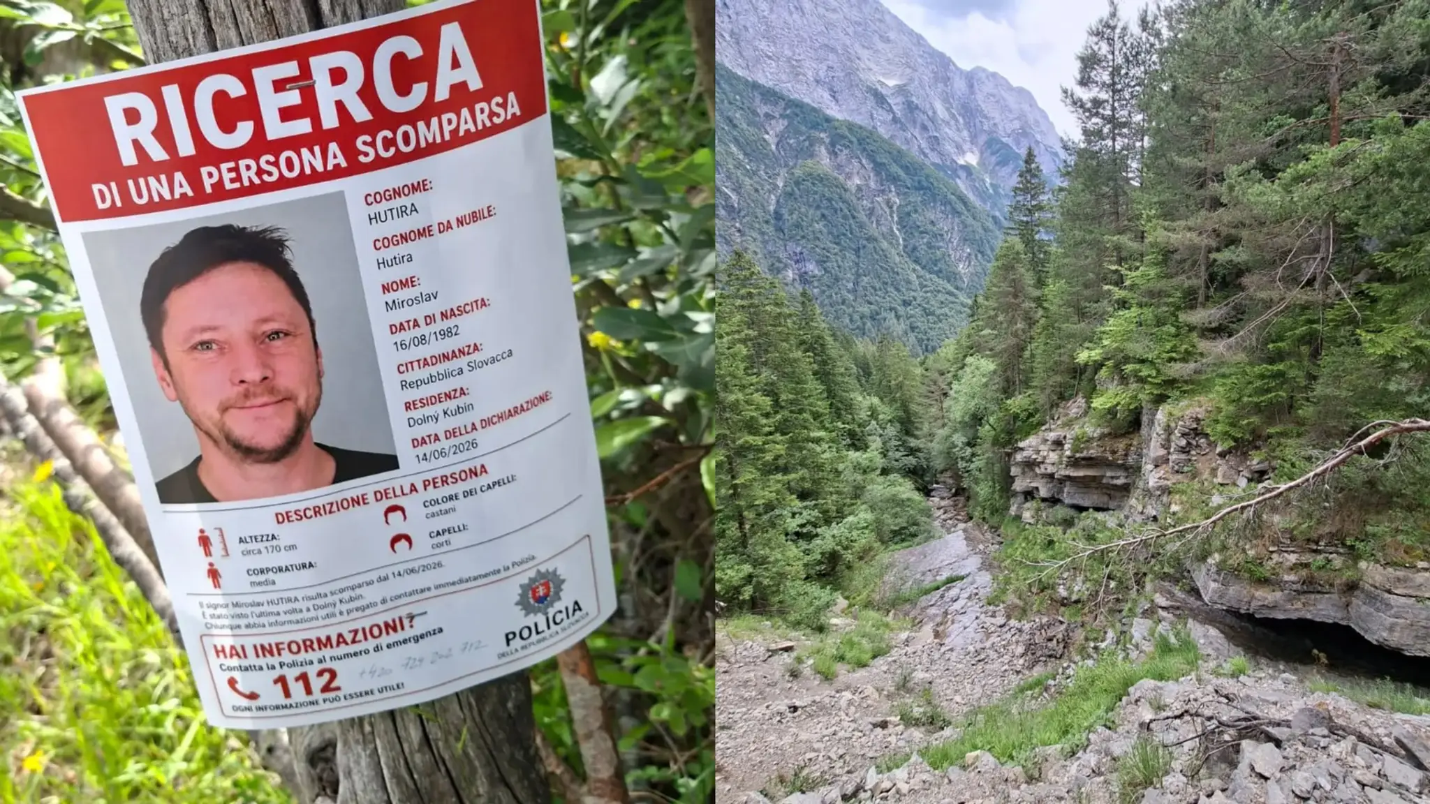 Po 43-ročnom Slovákovi Miroslavovi Hutirovi pátrajú v slovinskom regióne Bovec.