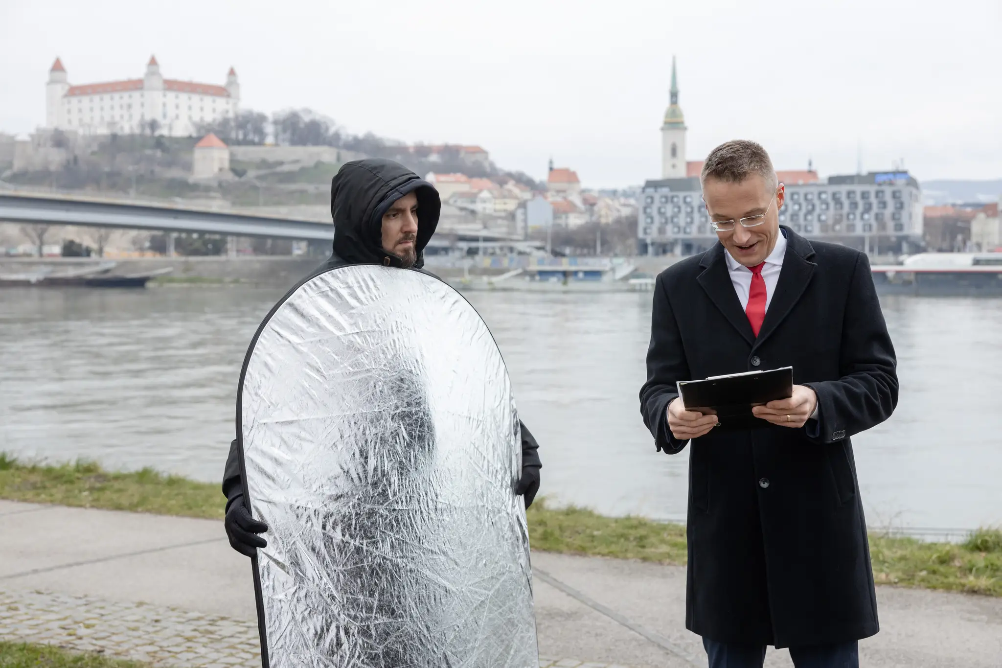 Michal Kovačič (zákulisie nakrúcania televíznej upútavky)