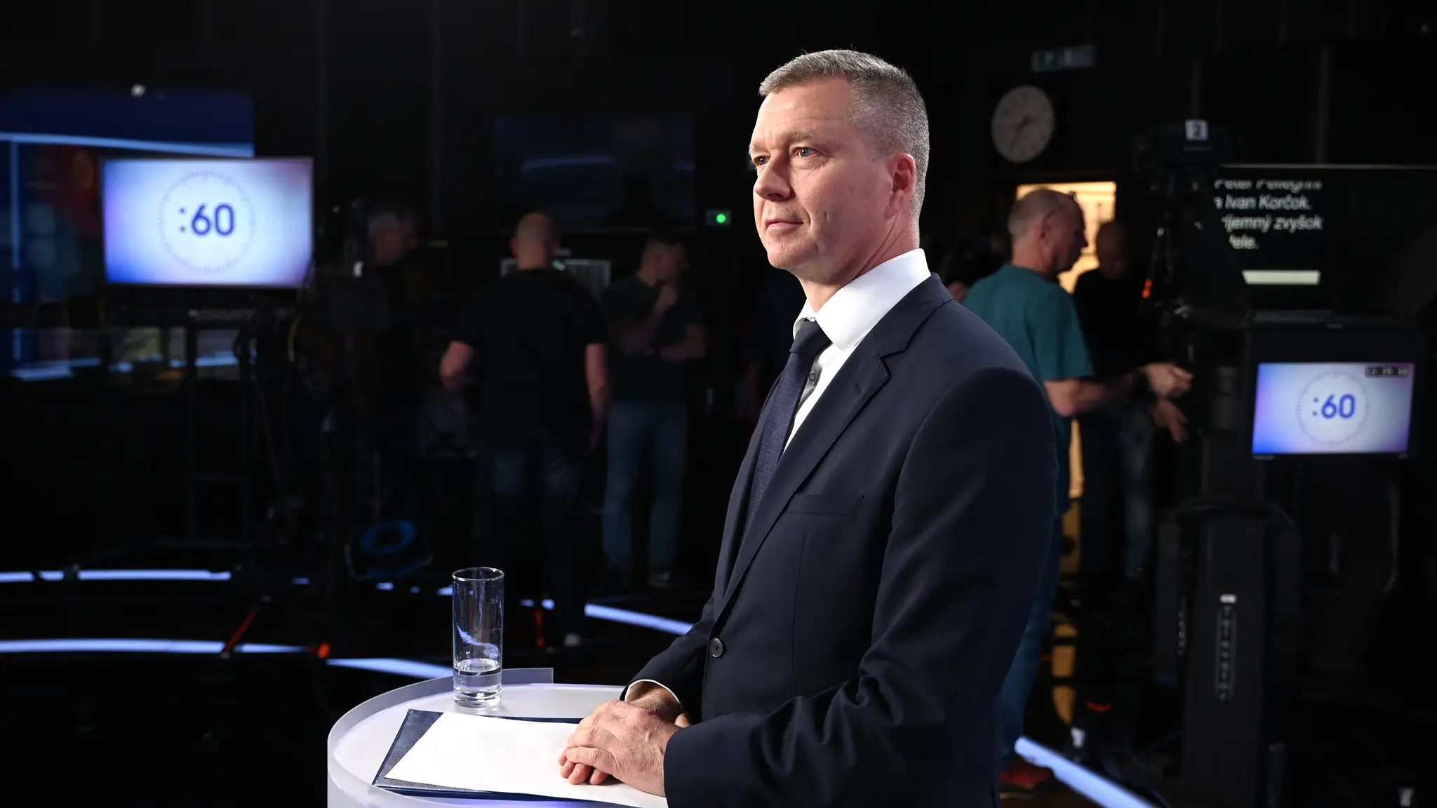 Krisztián Forró v prvej predvolebnej diskusii.