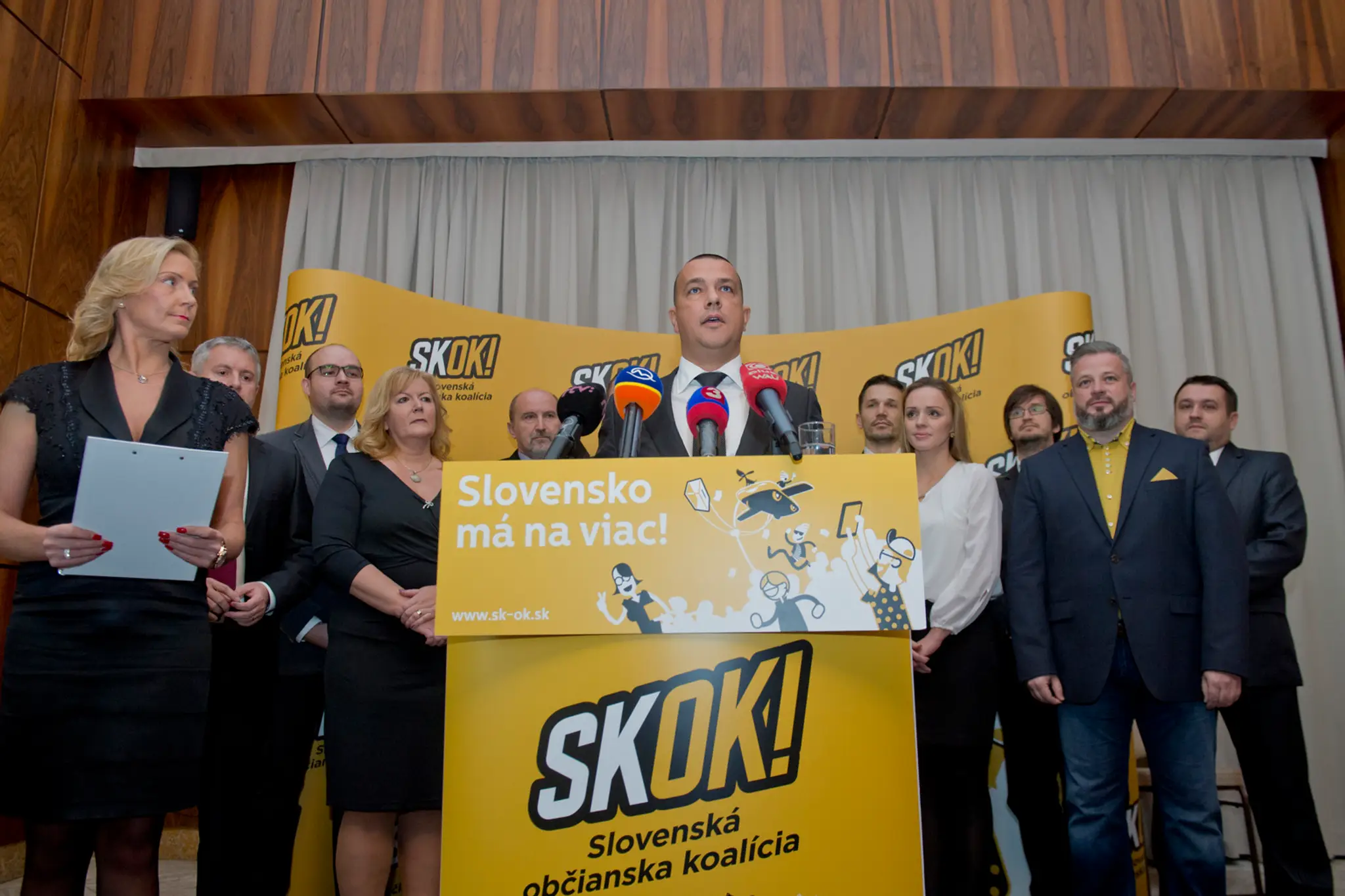Predseda strany SKOK Jurak Miškov