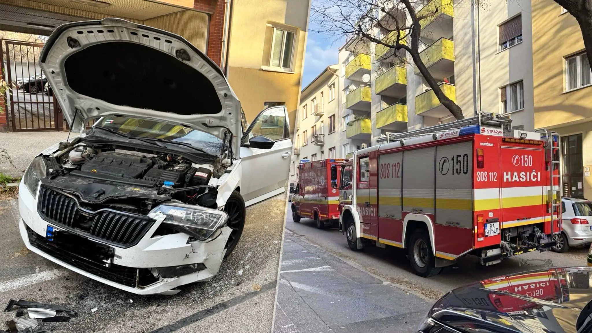 Dopravná nehoda v Bratislave. Účastníkom bol Juraj Šeliga 